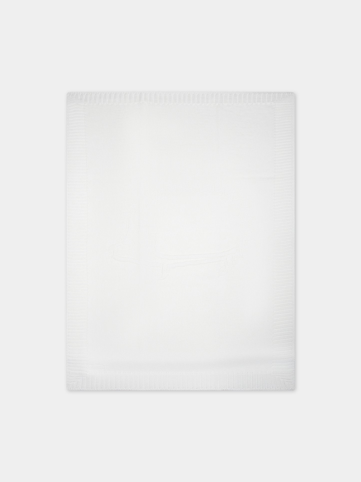 Coperta beige per neonati con riccio,Tartine Et Chocolat,T60006F 11