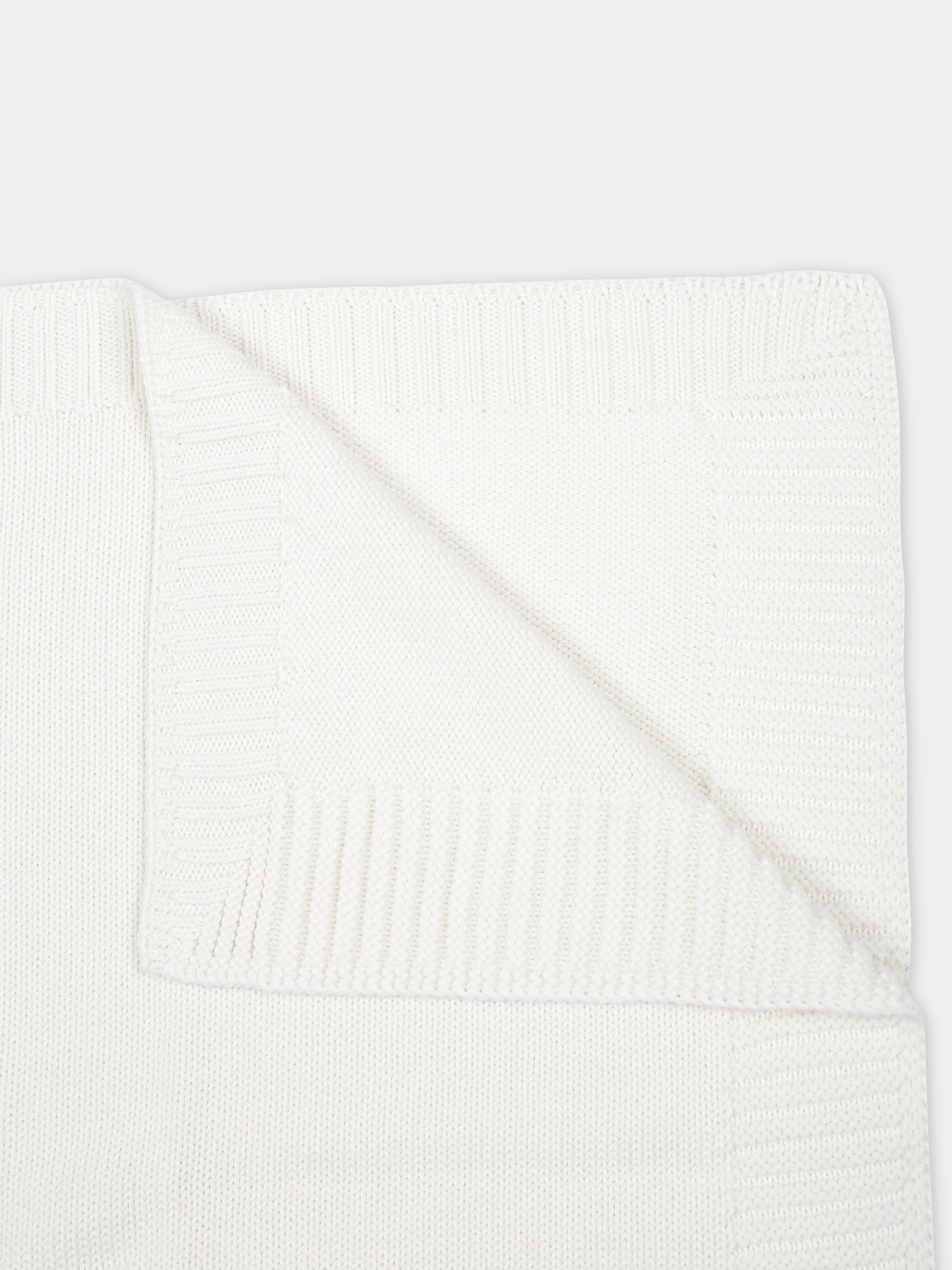 Coperta beige per neonati con riccio,Tartine Et Chocolat,T60006F 11