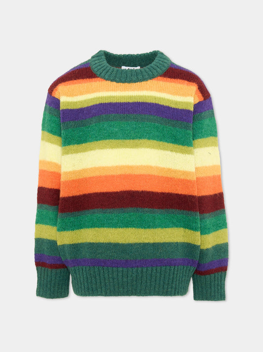 Maglione multicolor Bello a righe per bambino,Molo,1W24K202 2746