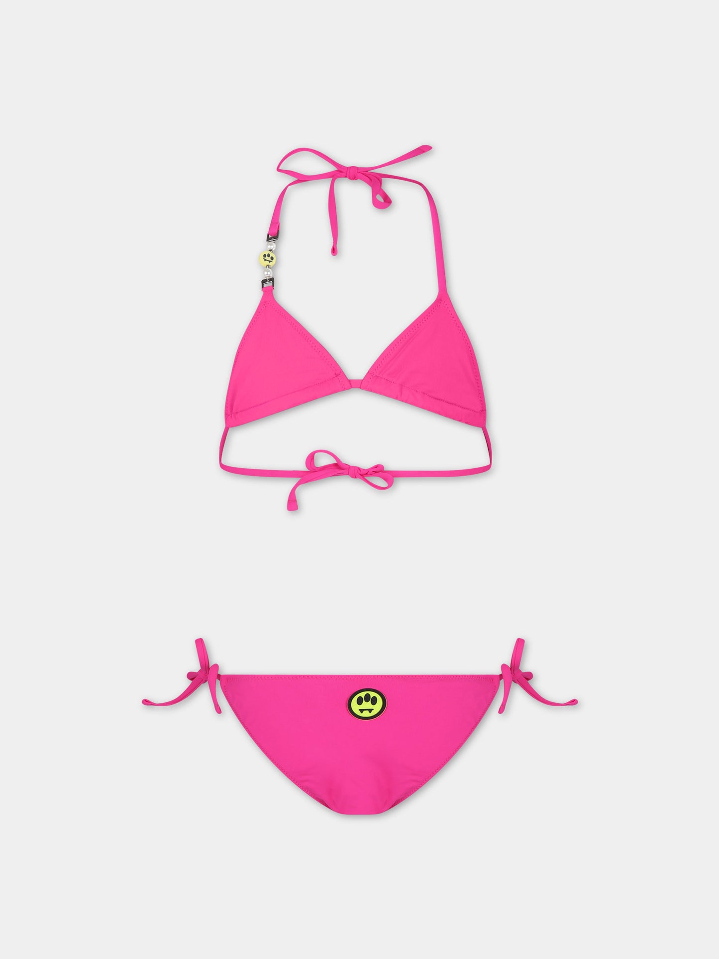 Bikini fucsia per bambina con smile,Barrow,S4BKJGSB160 BW007