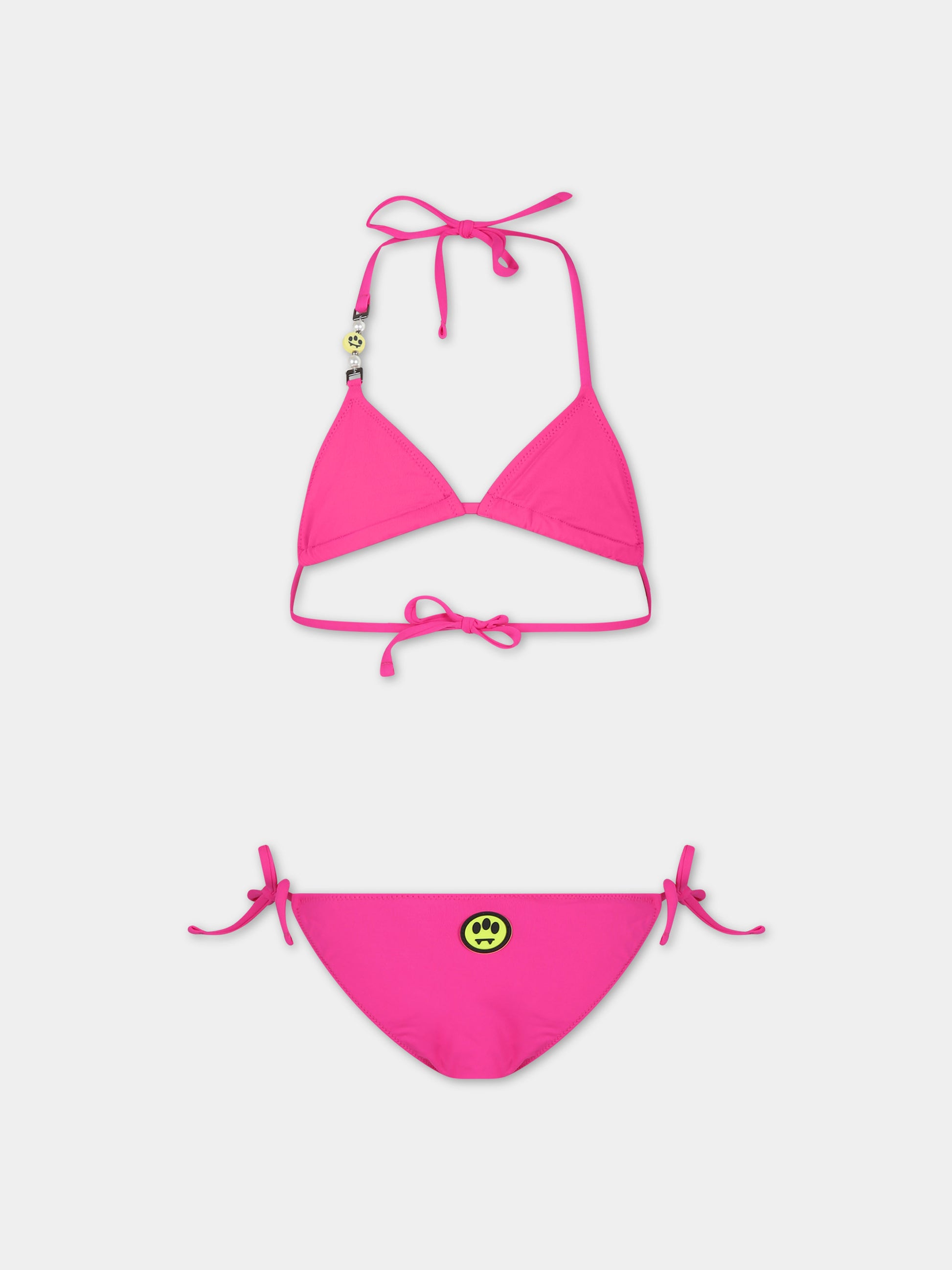 Bikini fucsia per bambina con smile,Barrow,S4BKJGSB160 BW007