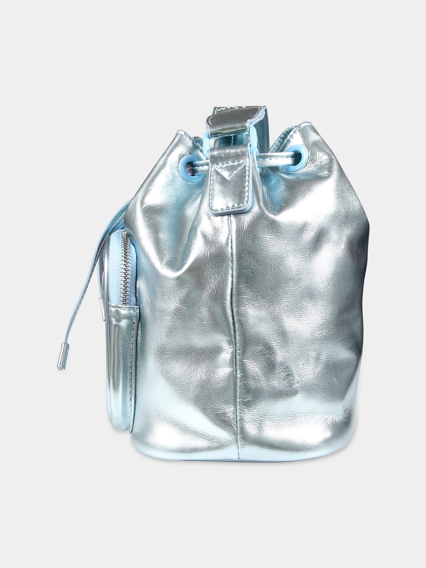 Borsa celeste per bambina con stelle,Stella Mccartney Kids,TT0B88 Z0226 630