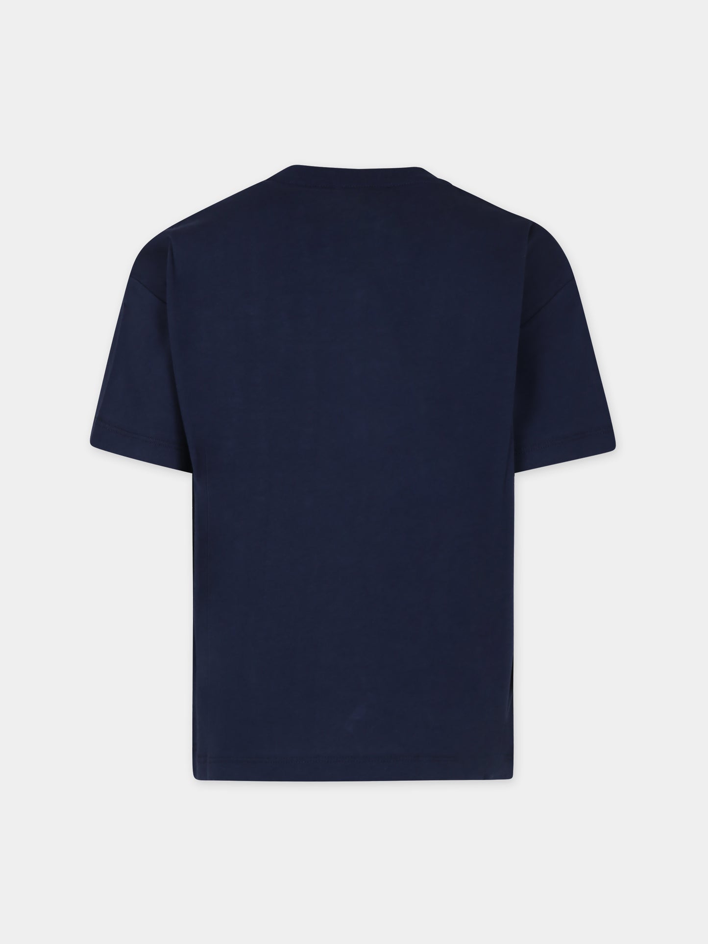 T-shirt blu per bambino con Pegaso,Etro,GU8P11 Z2081 621BC