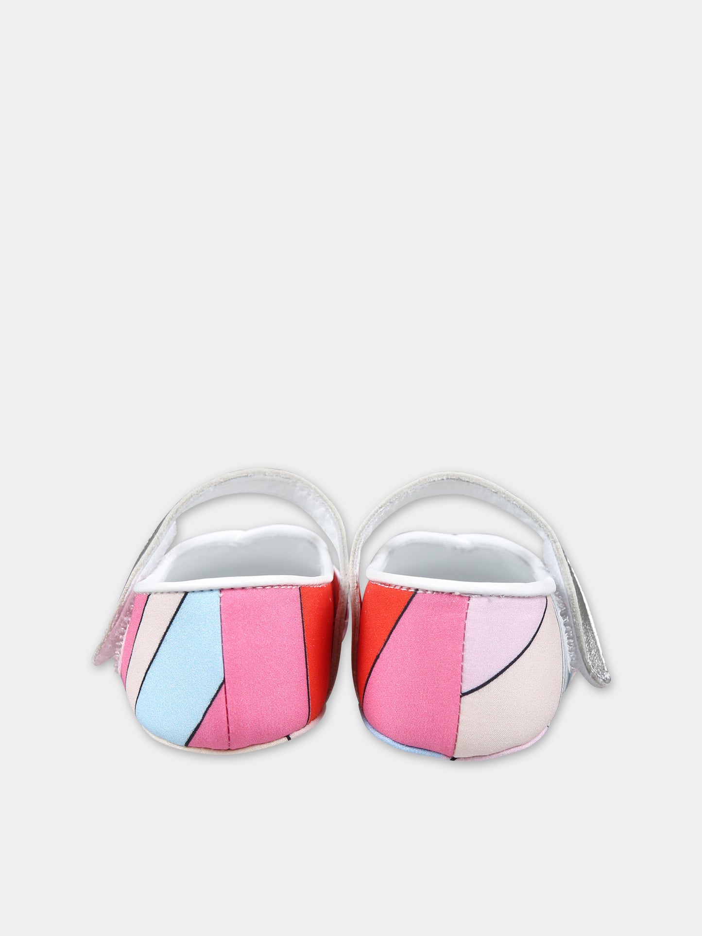 Ballerine multicolor per neonata con stampa,Emilio Pucci Junior,PU0066 P0402 105MC