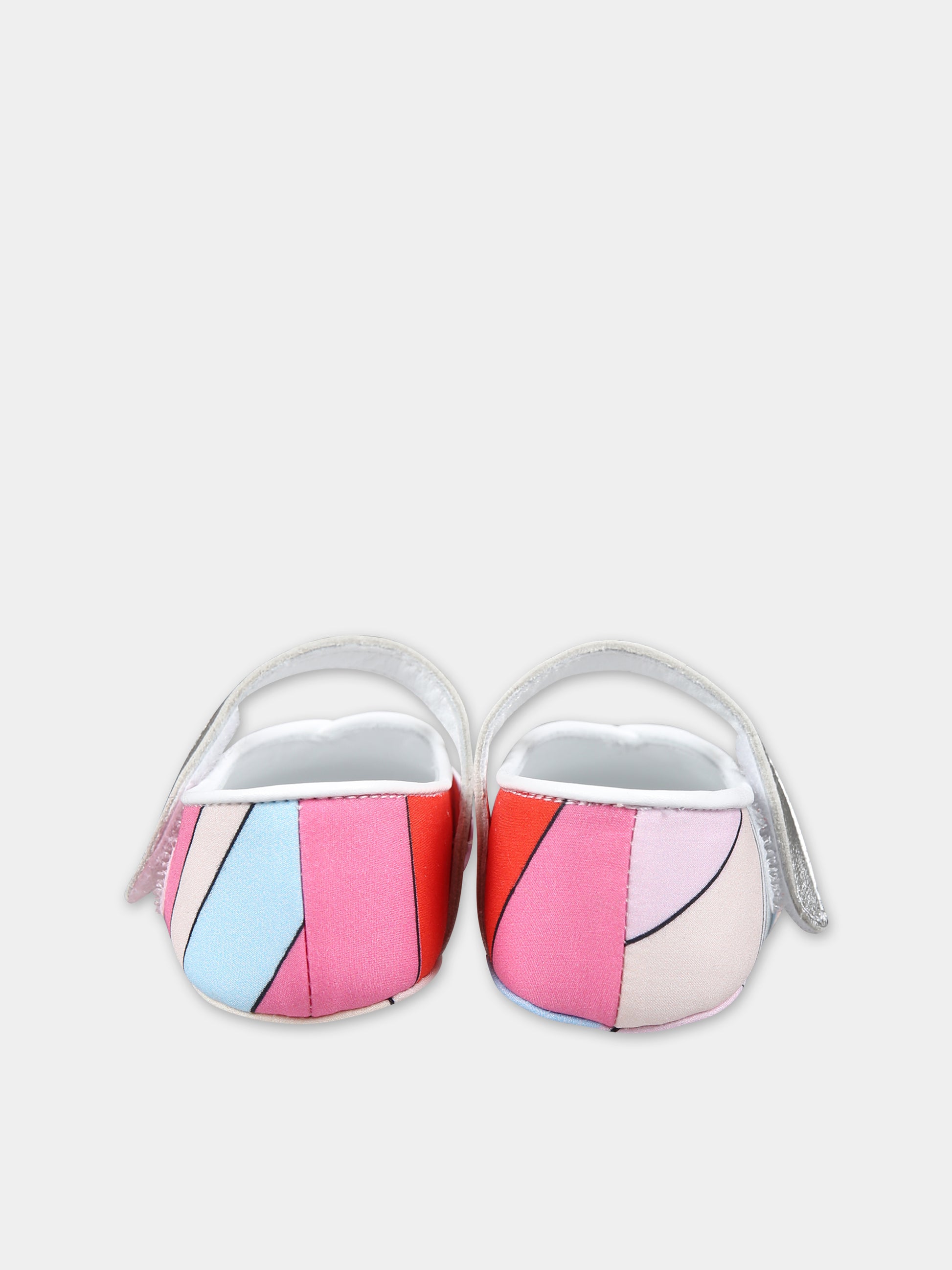 Ballerine multicolor per neonata con stampa,Emilio Pucci Junior,PU0066 P0402 105MC