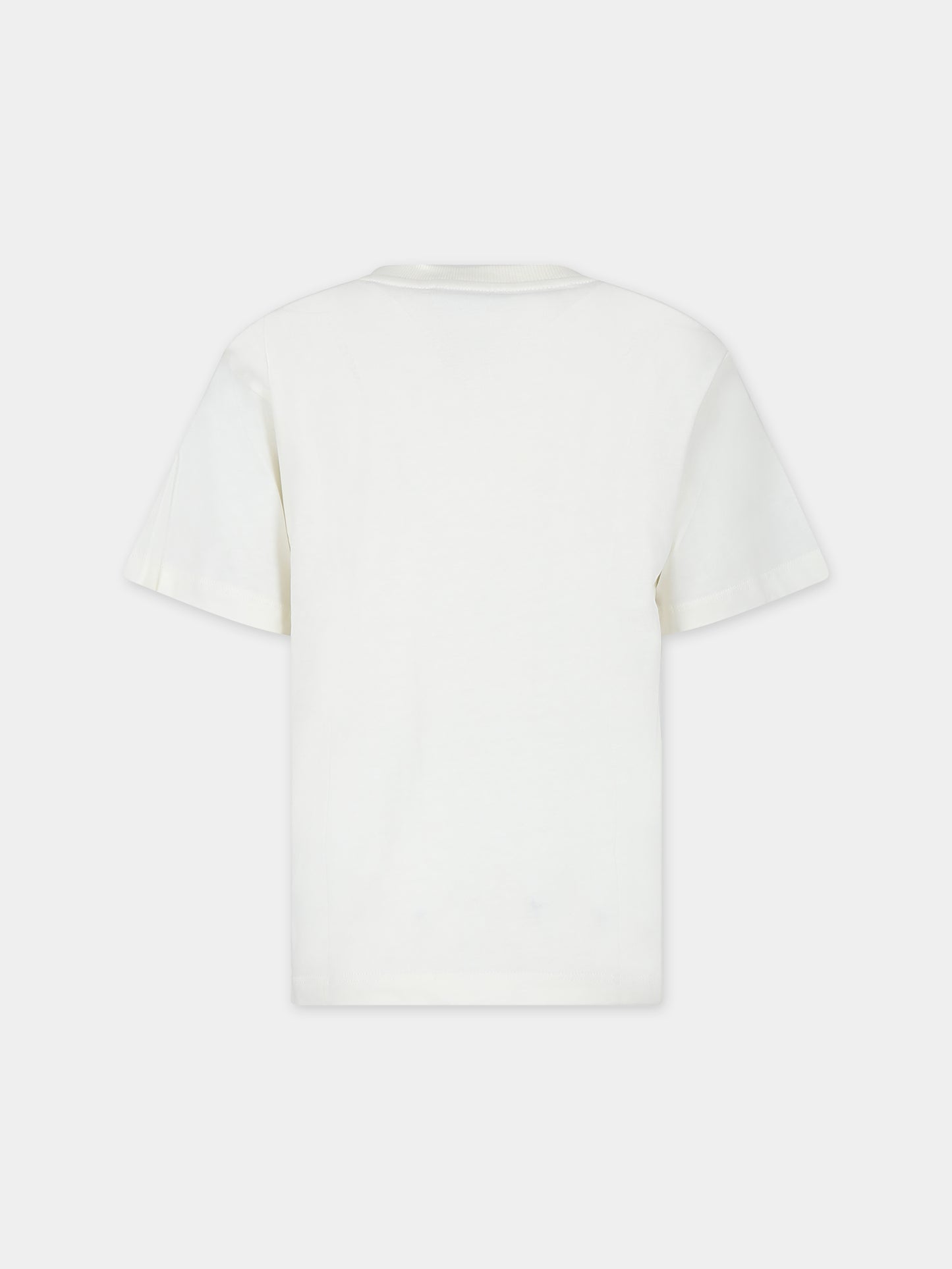 T-shirt avorio per bambino con Teddy Bear e cactus,Moschino Kids,HTM03R LAA02 20059