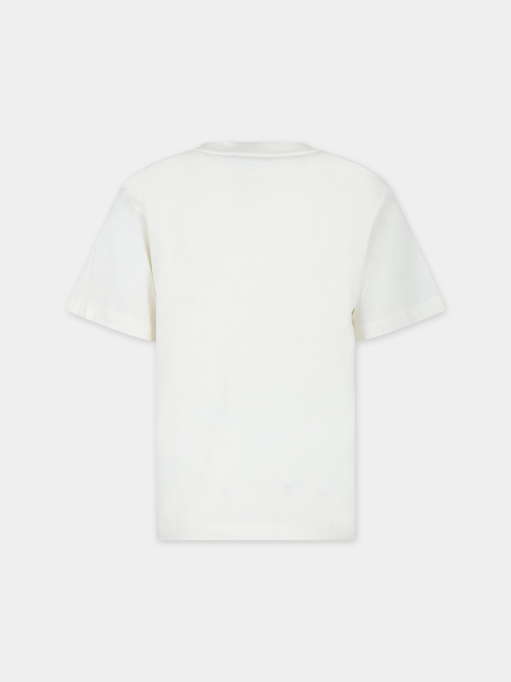 T-shirt avorio per bambino con Teddy Bear e cactus,Moschino Kids,HTM03R LAA02 20059