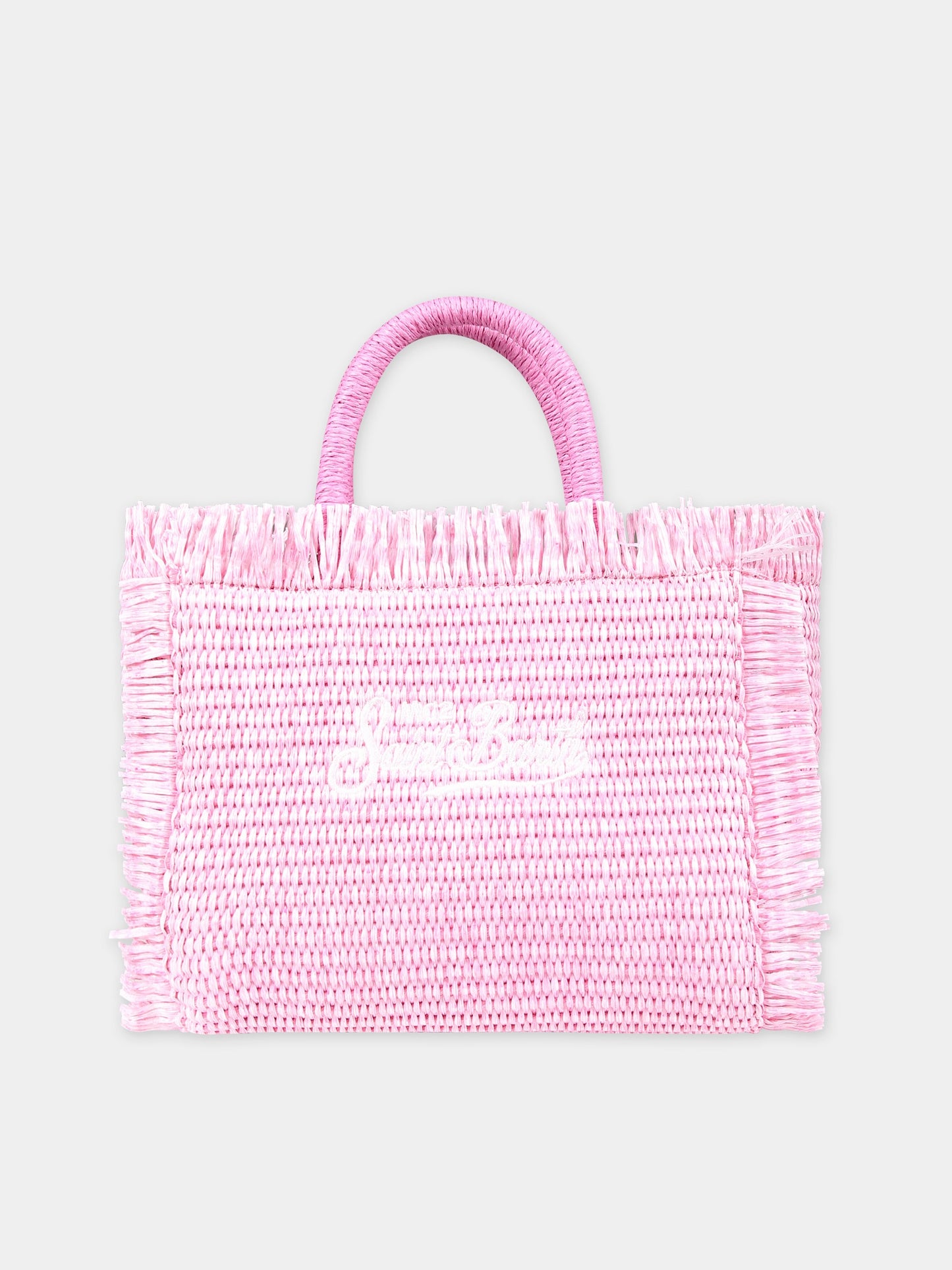 Borsa rosa per bambina con logo,Mc2 Saint Barth,VAMI009 01316F