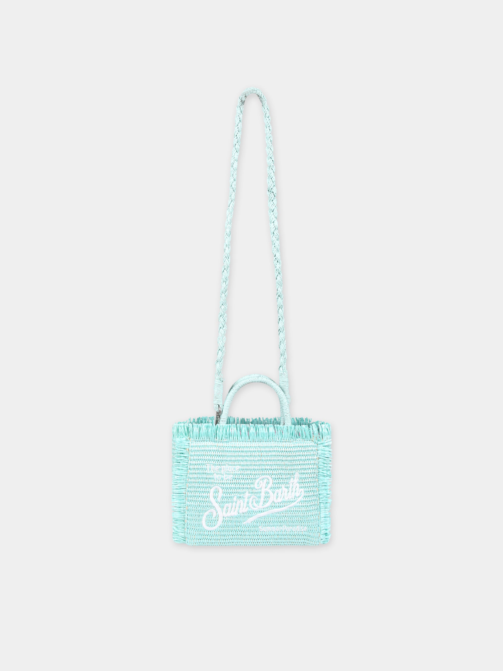Borsa verde per bambina con logo,Mc2 Saint Barth,VAMI009 00379F