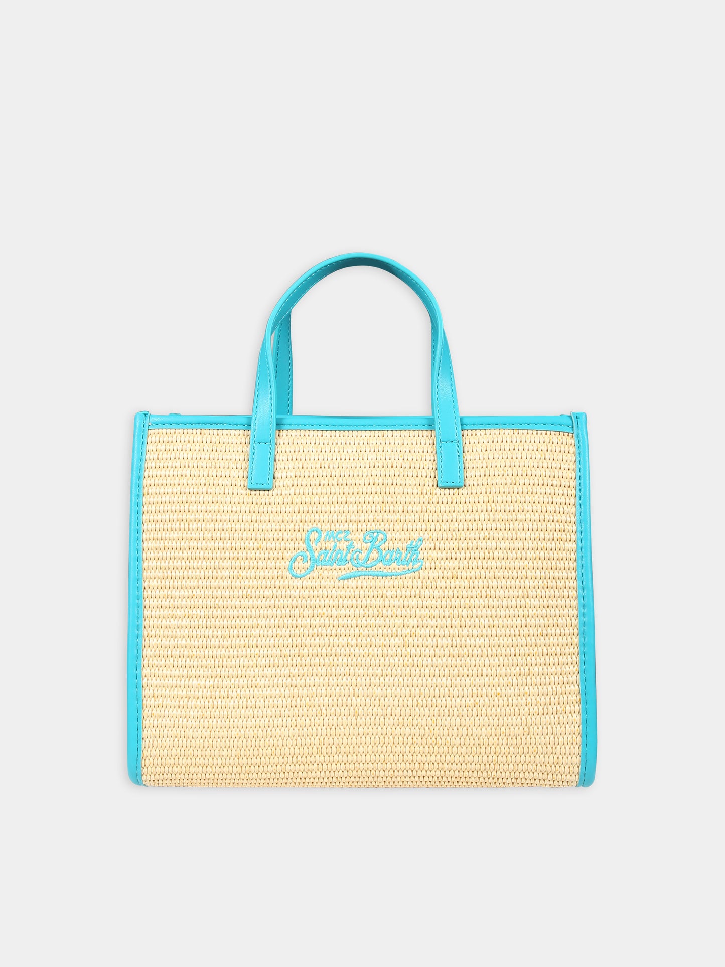 Borsa mare verde per bambina con logo,Mc2 Saint Barth,VVID001 00249F