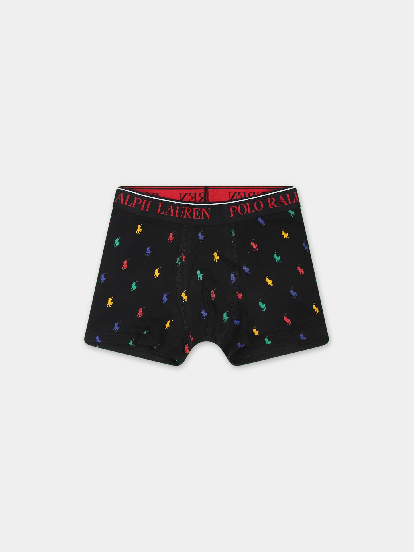 Set boxer multicolor per bambino con cavallino e logo,Ralph Lauren Kids,RL9P5015 9P5015 K0O
