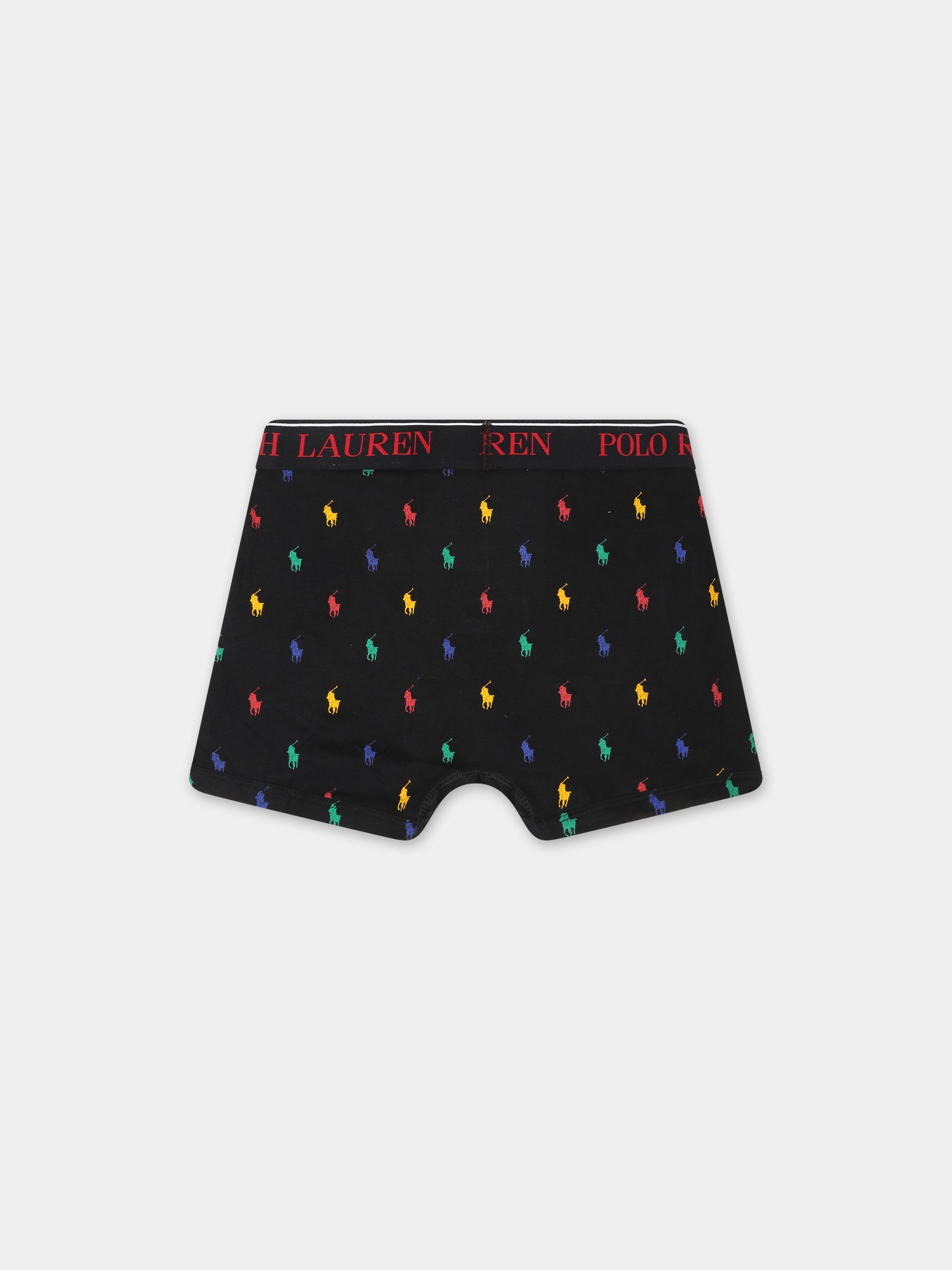 Set boxer multicolor per bambino con cavallino e logo,Ralph Lauren Kids,RL9P5015 9P5015 K0O