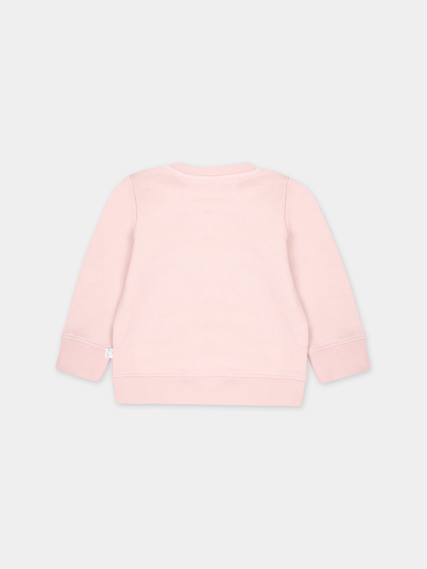 Felpa rosa per neonata con unicorno,Stella Mccartney Kids,TT4070 Z0453 505