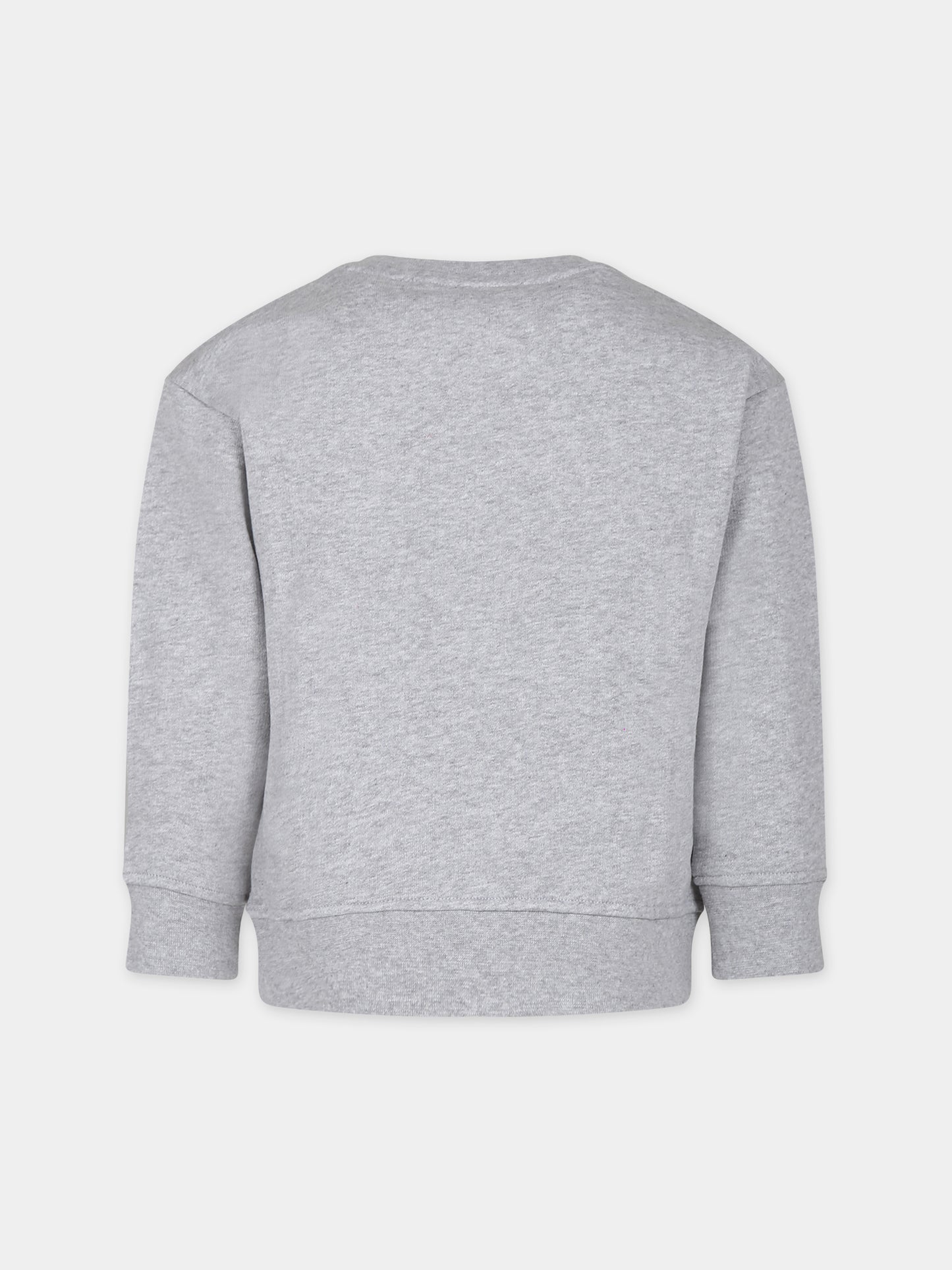 Felpa grigia per bambino con logo,Stella Mccartney Kids,TT4S30 Z0447 905