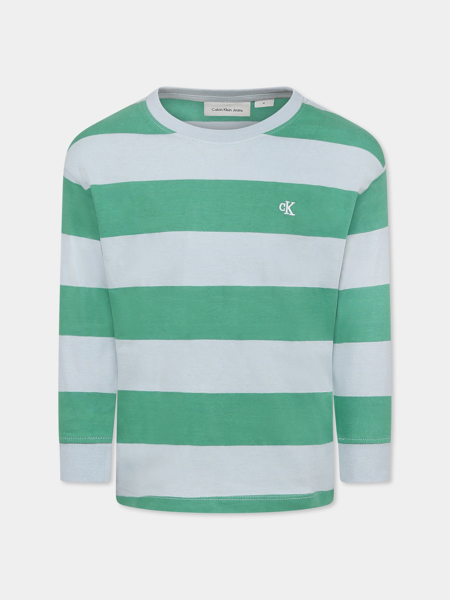 Multicolor t-shirt for kids with logo