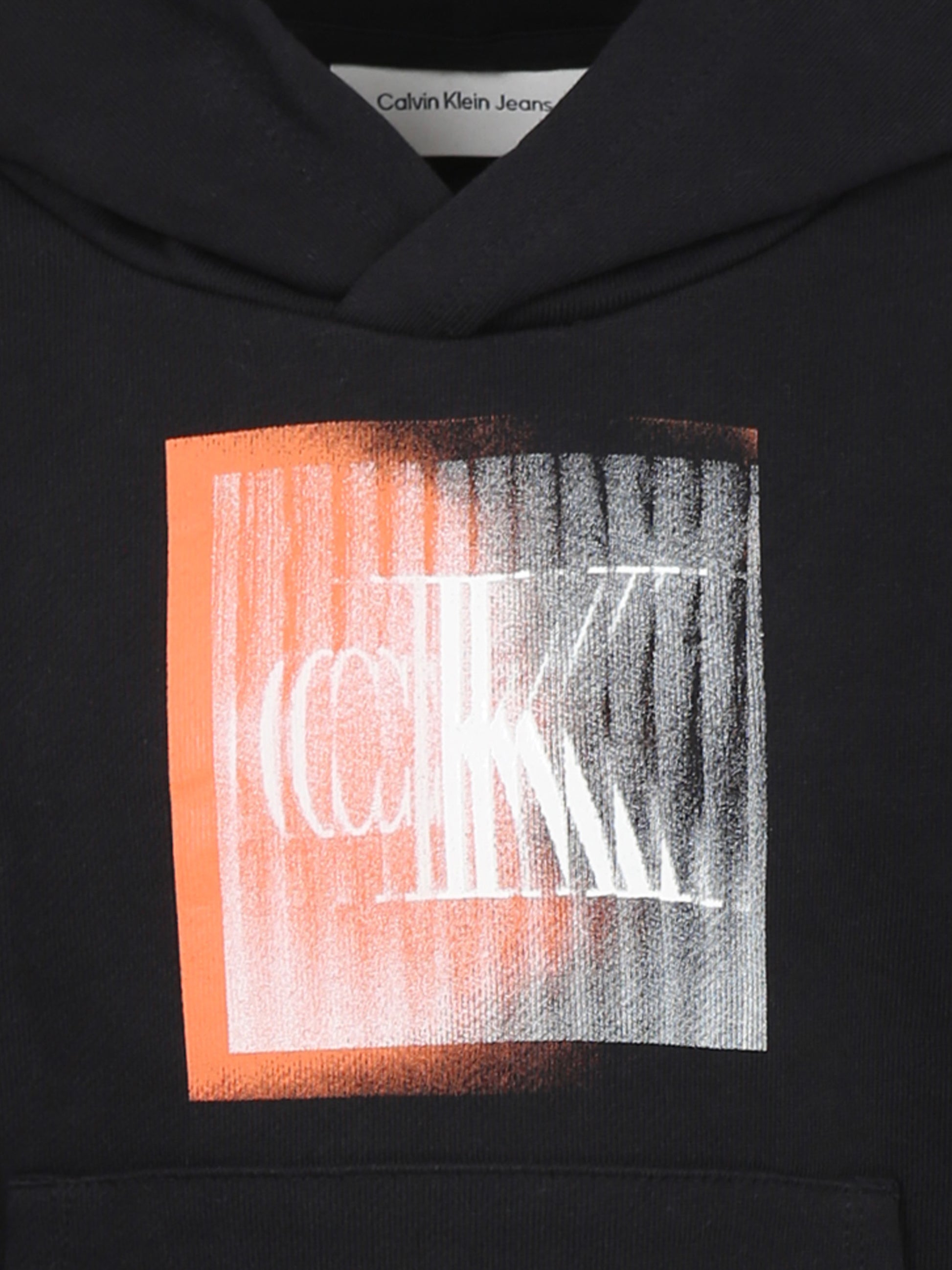 Felpa nera per bambino con logo,Calvin Klein Kids,24F CKIB0IB02380J IB0IB02380 BEH