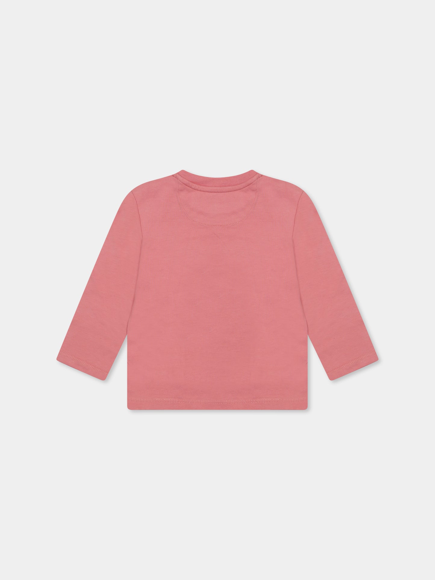 T-shirt rosa per neonata con logo,Calvin Klein Kids,24F CKIN0IN00005J IN0IN00005 VAZ