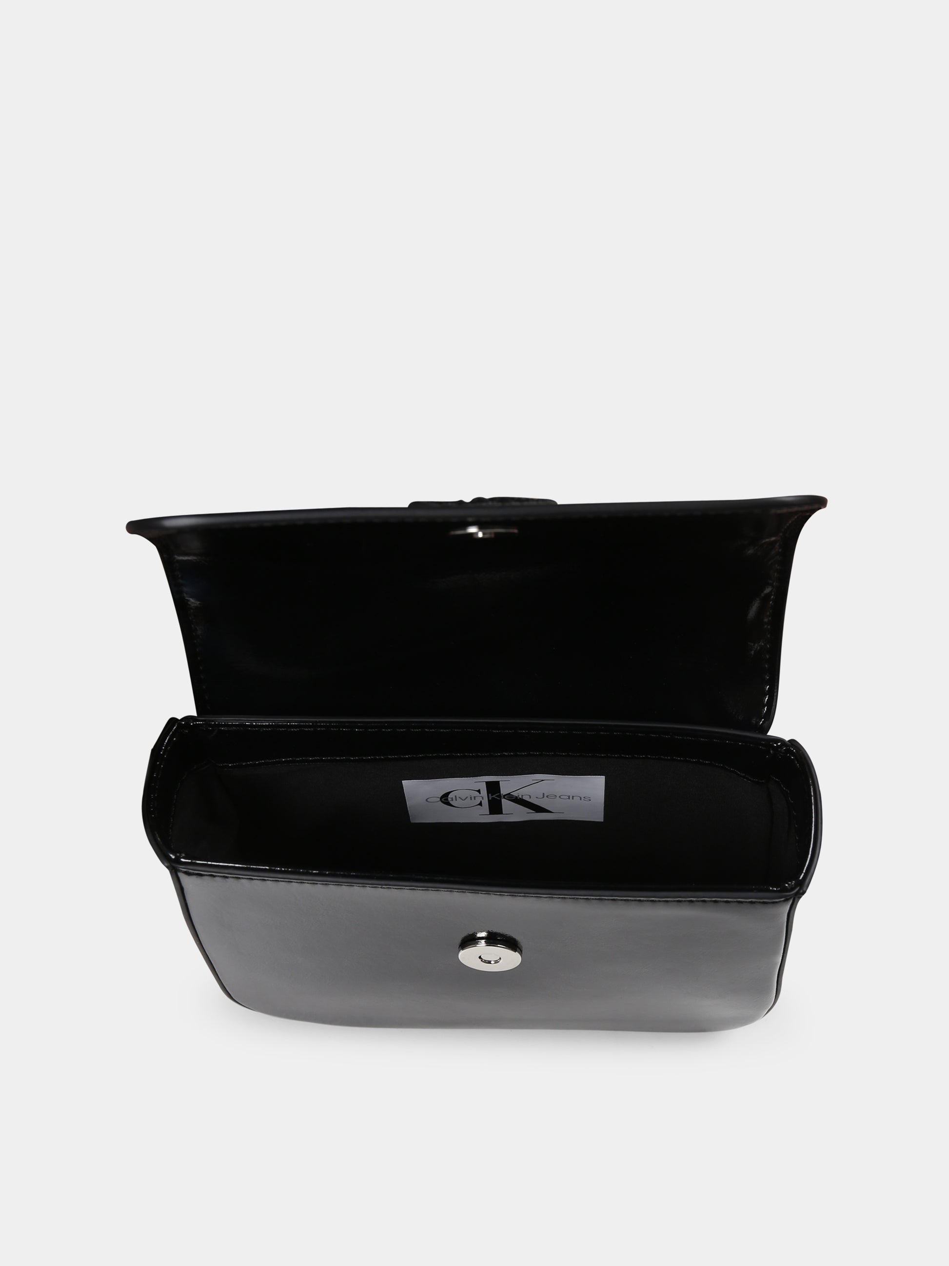 Borsa nera per bambina con logo,Calvin Klein Kids,24F CKIU0IU00688 IU0IU00688 BEH