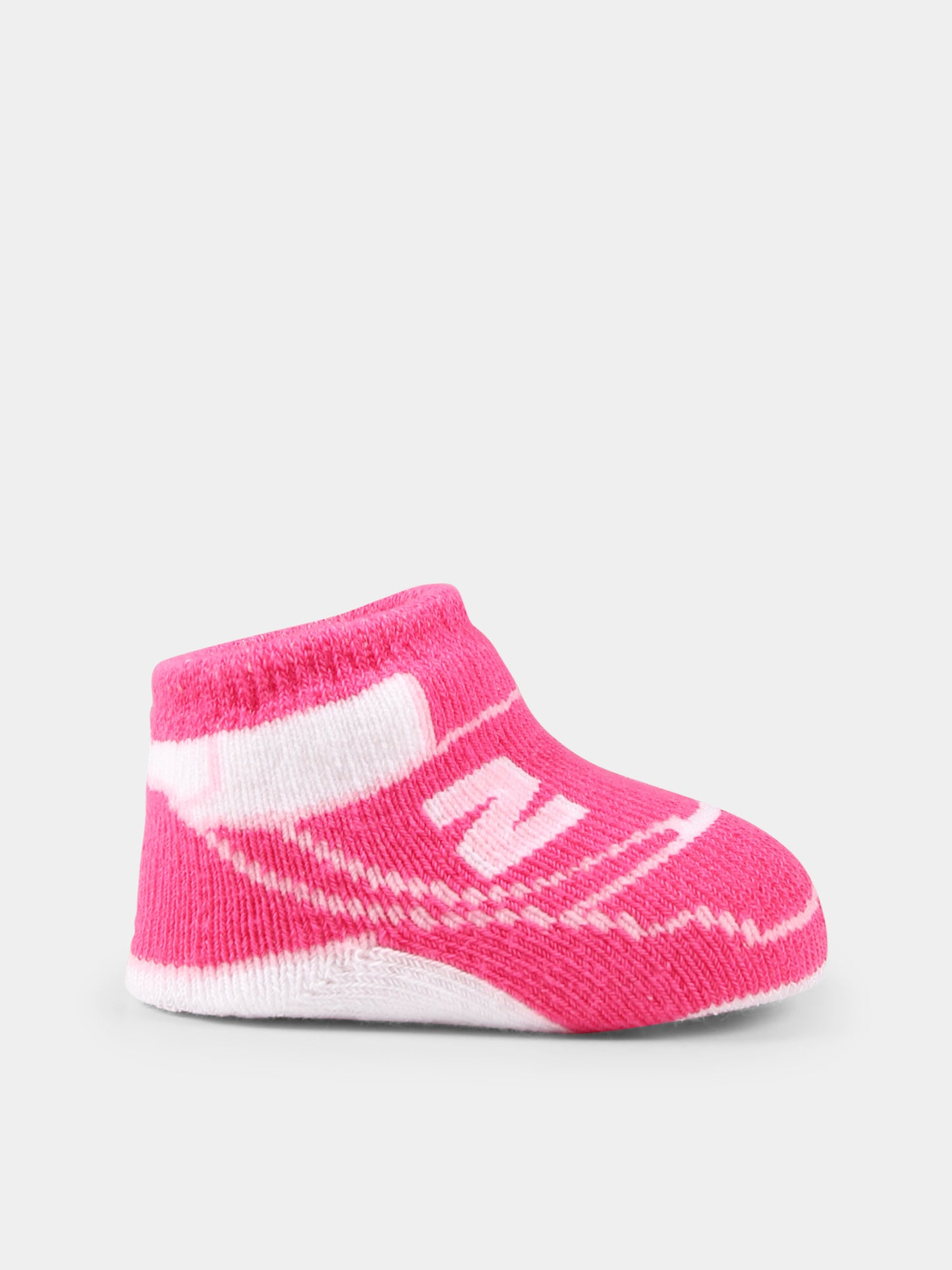 Set calzini rosa per neonata con logo,New Balance,25S NBLAKB0104 LAKB0104 LLS