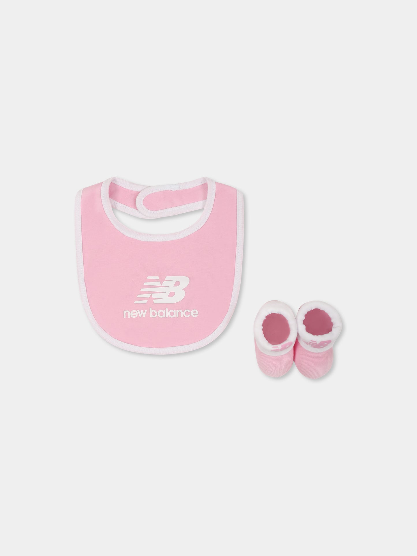 Set accessori rosa per neonata con logo,New Balance,NOS NBLAKB0105 LAKB0105 LLS