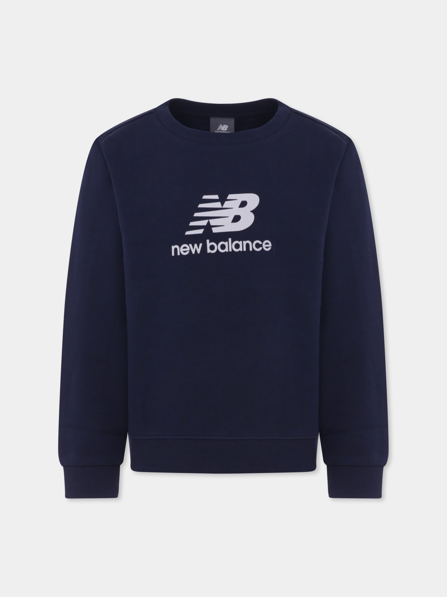 Felpa blu per bambino con logo,New Balance,25S NBLAKB0224 LAKB0224 NNY