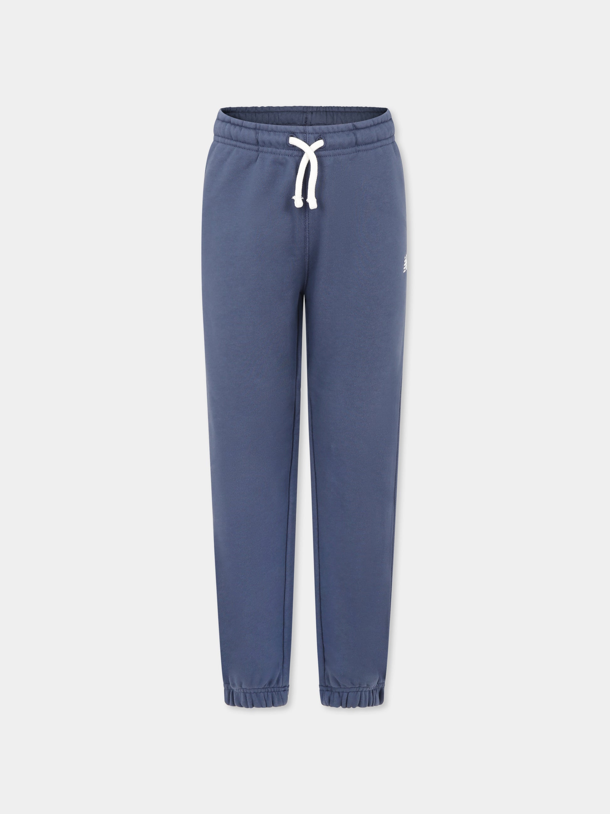 Pantaloni blu per bambina con logo,New Balance,NOS NBLAKG0058 LAKG0058 VTI