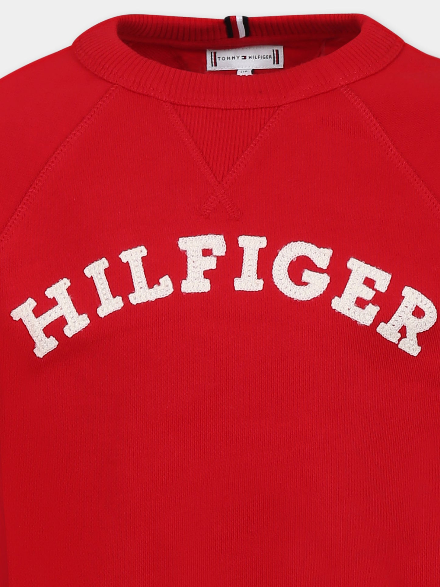 Felpa bordeaux per bambini con logo,Tommy Hilfiger Junior,24F THKS0KS00626J KS0KS00626 XLD