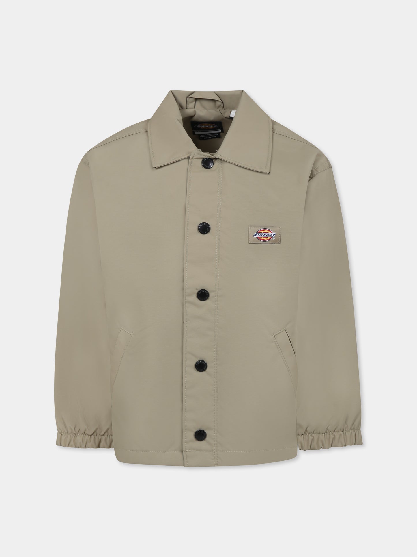 Giubbotto beige per bambino con logo,Dickies,DK0KJR31KHK1