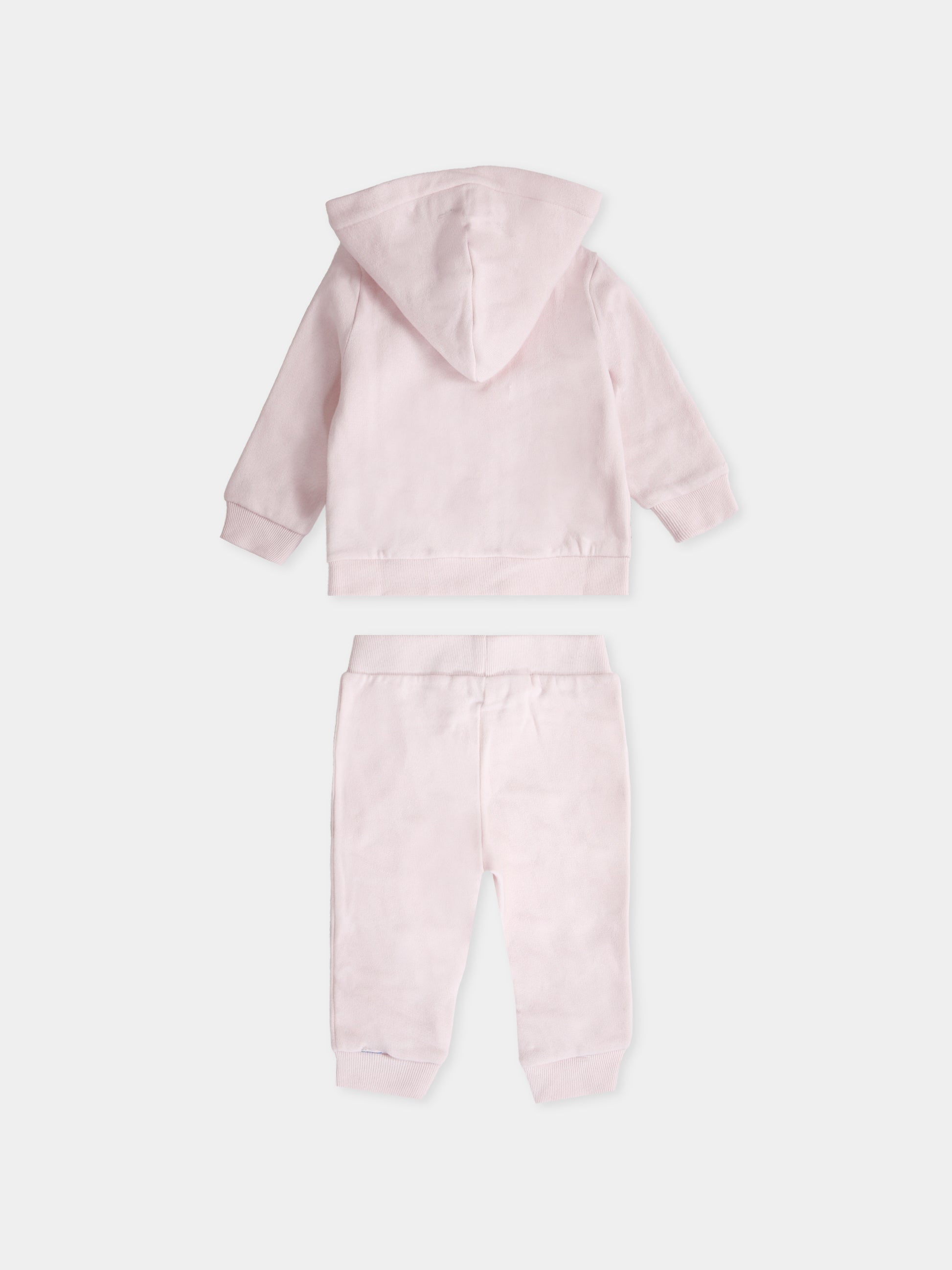 Completo rosa per neonata con cavallino,Ralph Lauren Kids,879018003 DELICATE PINK
