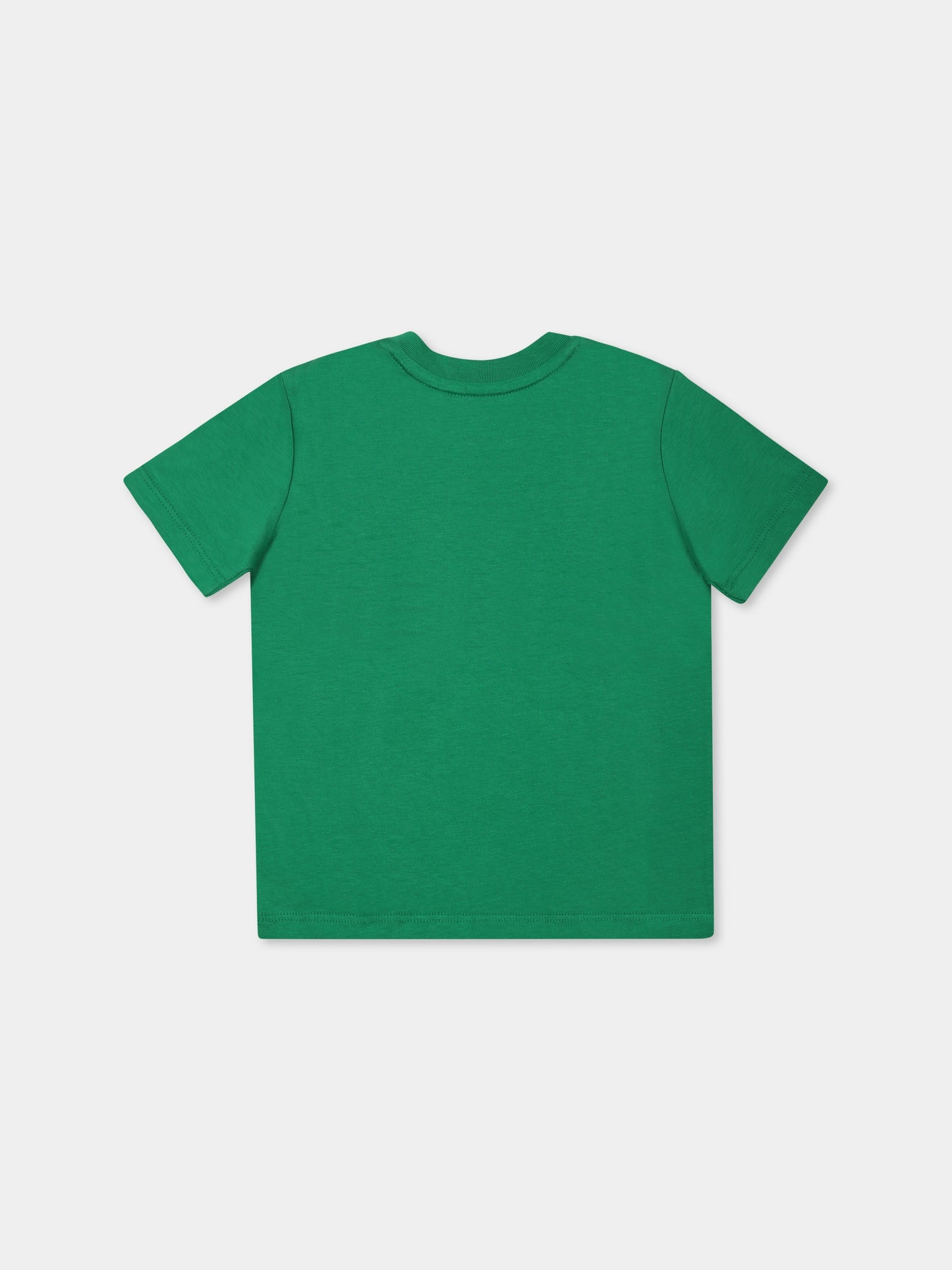 T-shirt verde per neonato con cavallino,Ralph Lauren Kids,832904146 STEM/C7318