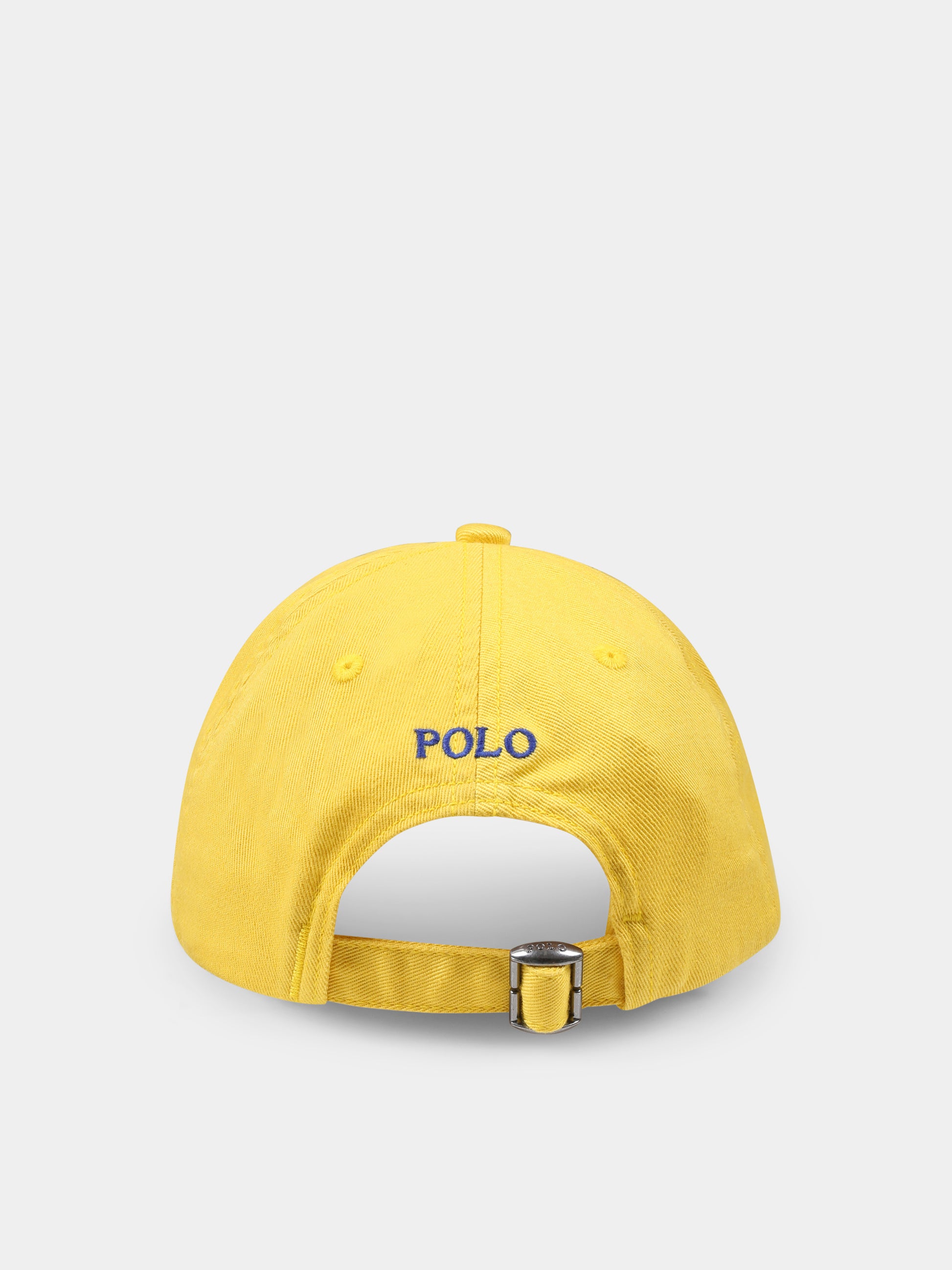 Cappello giallo per bambino con cavallino,Ralph Lauren Kids,785653062 CANARY YELLOW/C3718