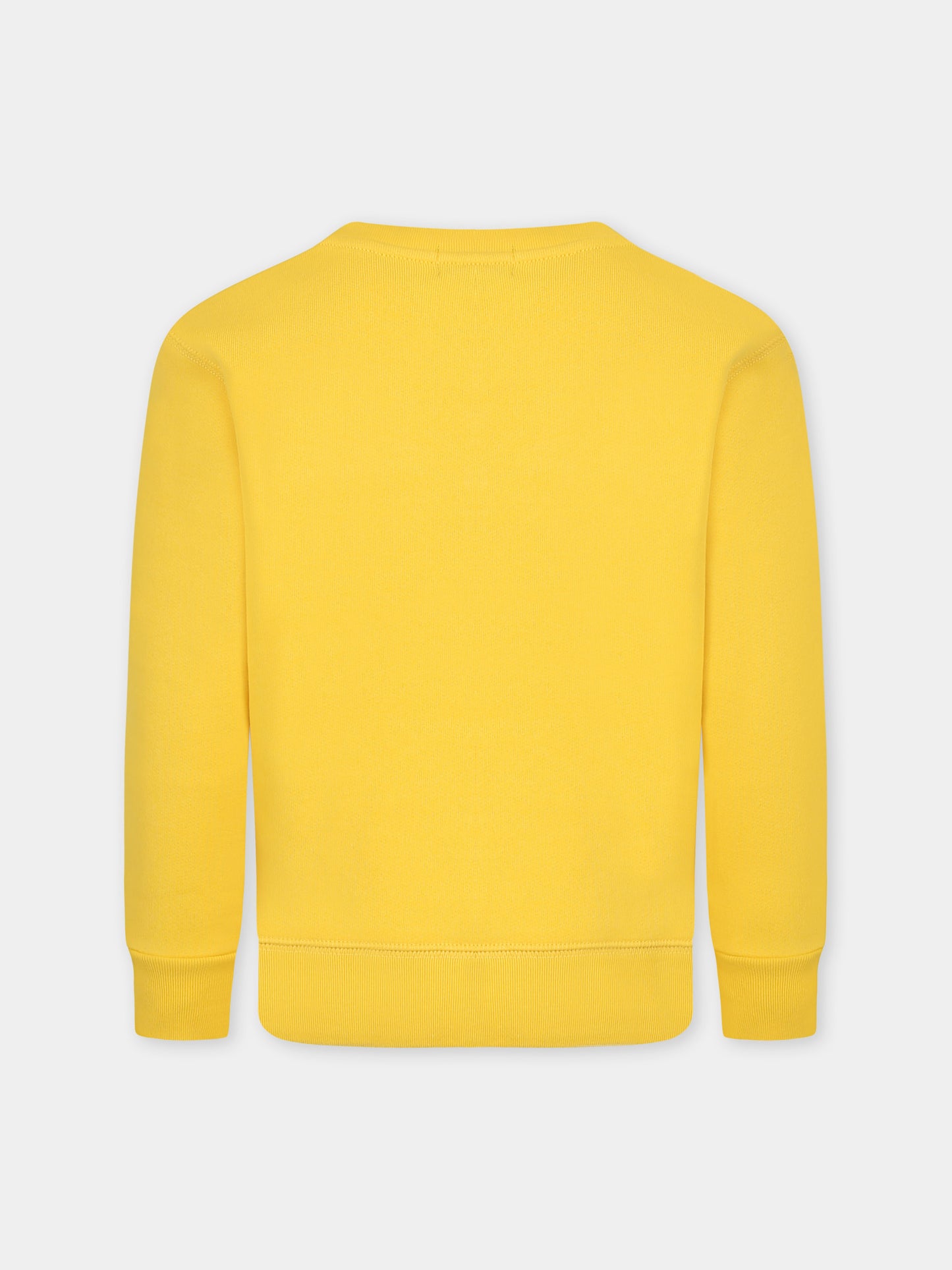 Yellow sweatshirt for boy with horse