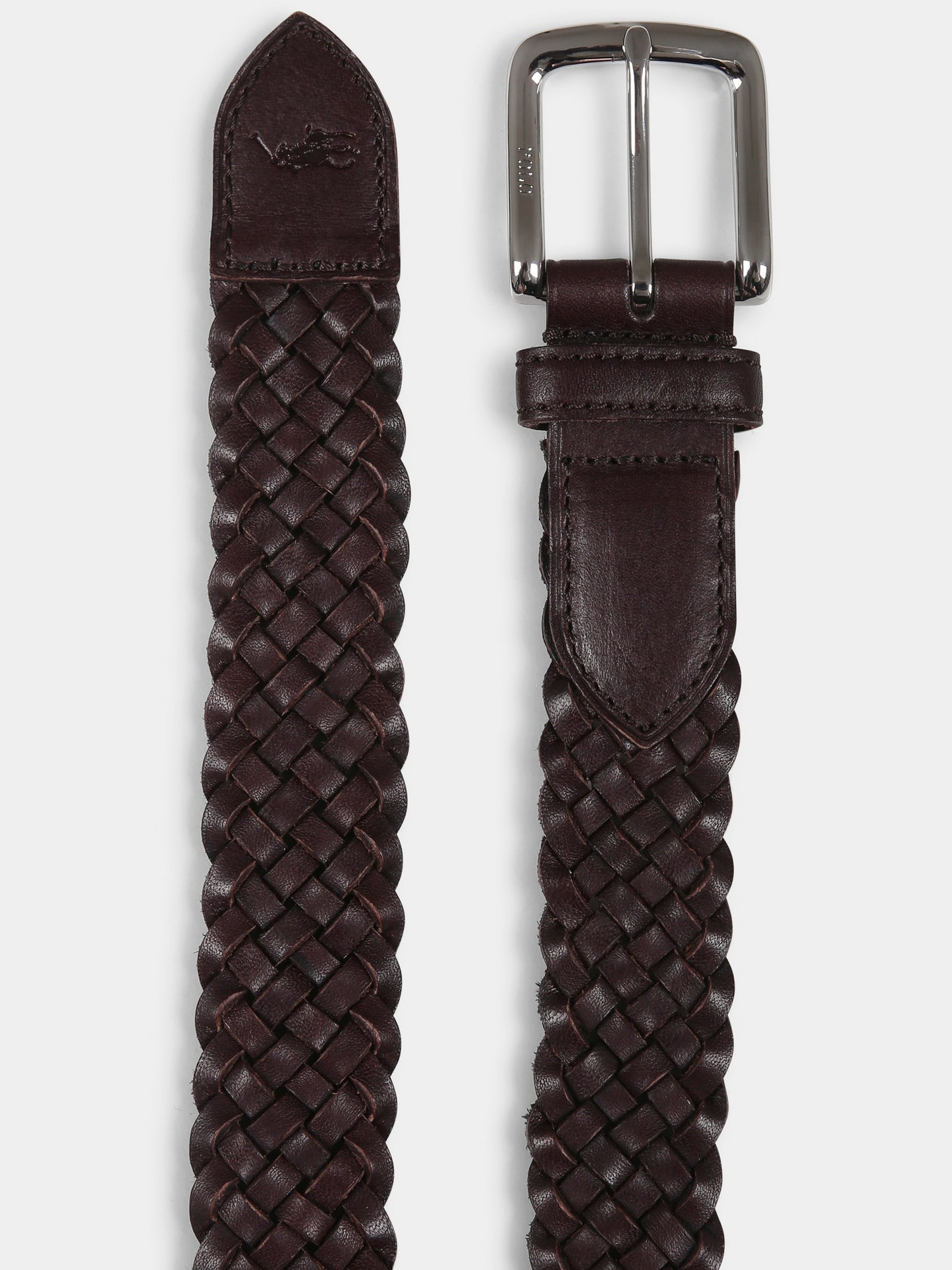 Cintura marrone per bamibino con logo,Ralph Lauren Kids,951501001 DARK BROWN