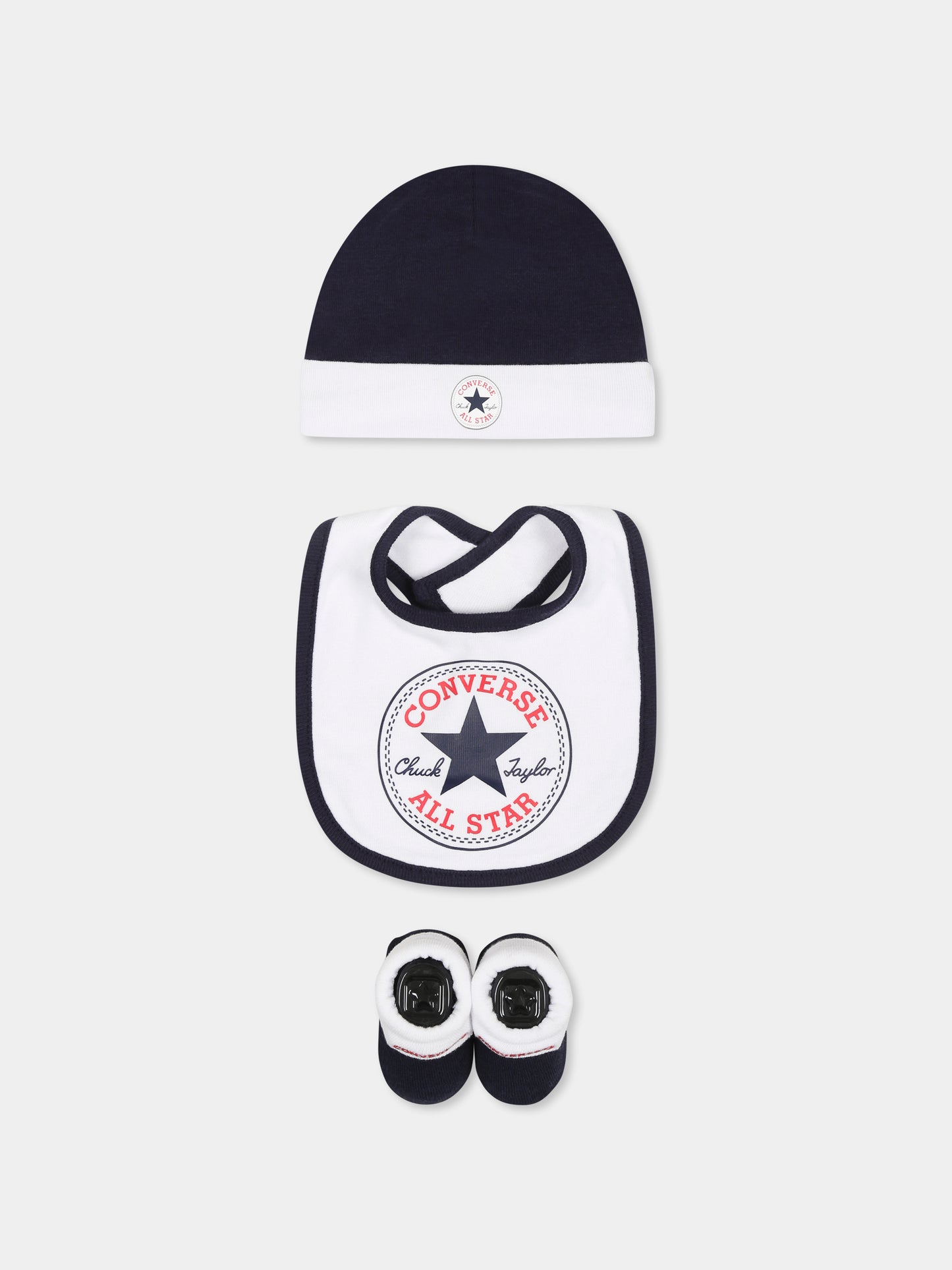 Set accessori blu per neonato con logo,Converse,NC0224 695