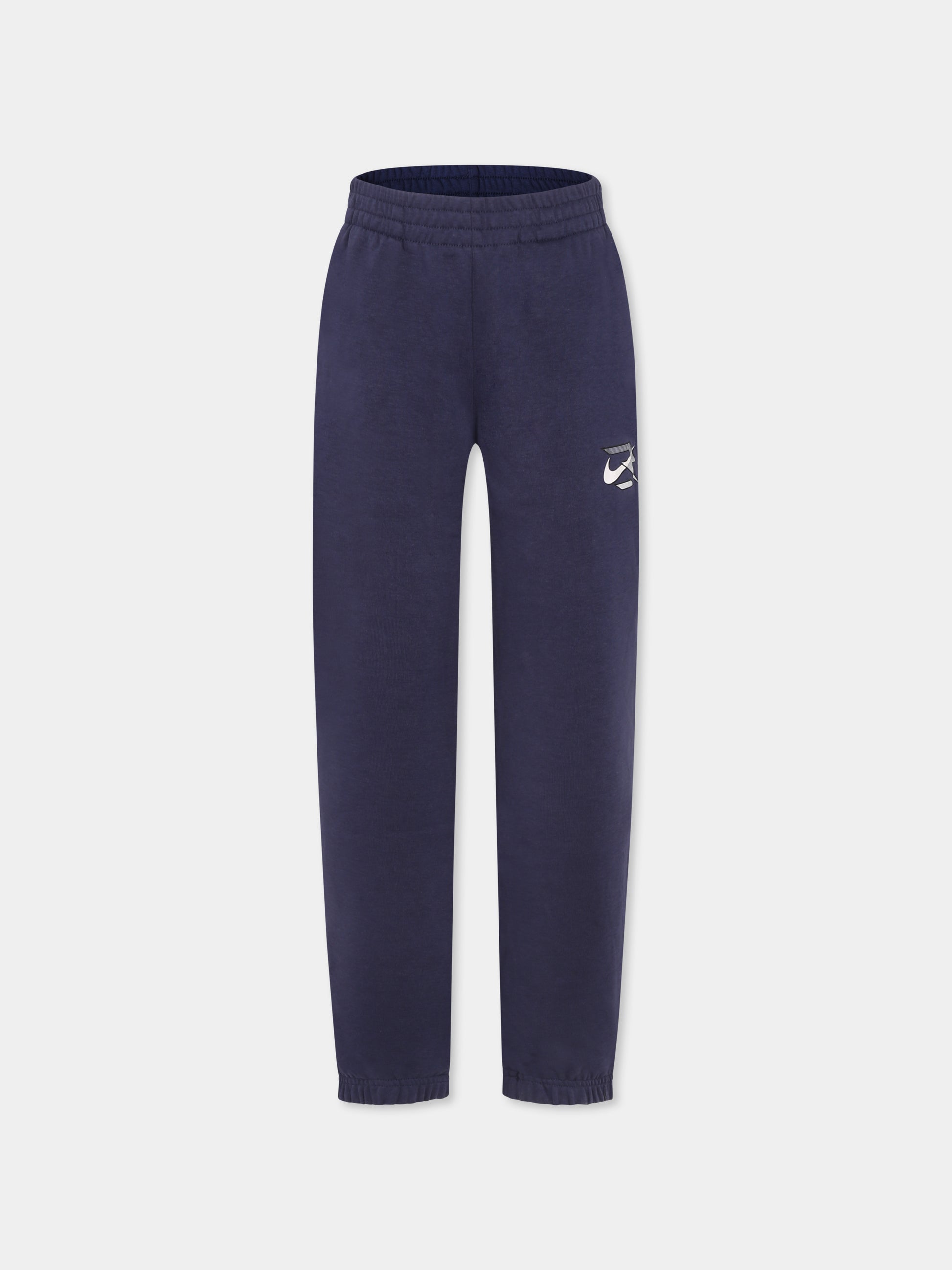 Pantaloni blu per bambino con loghi,Nike,9Q1094 U90