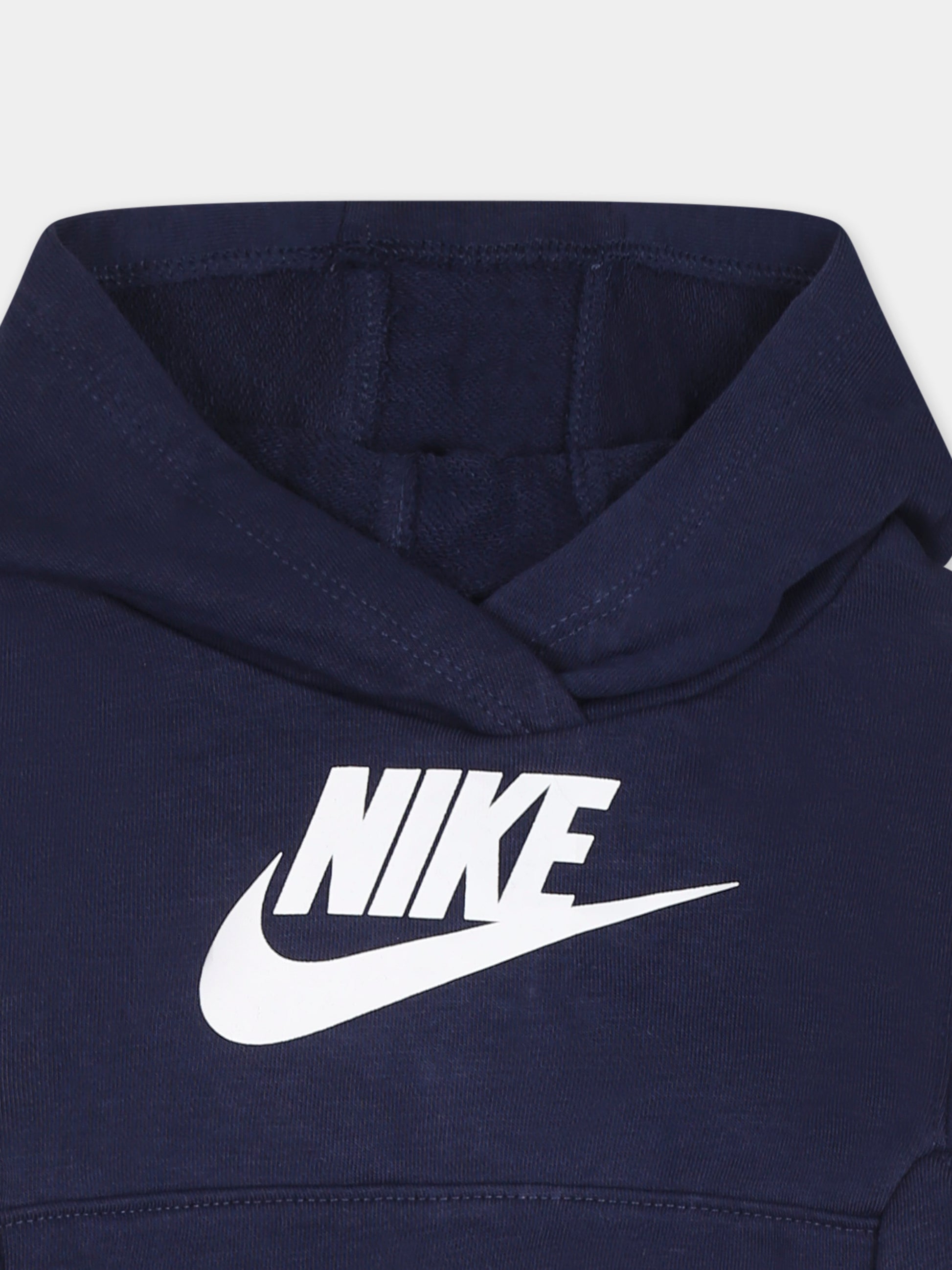 Completo blu per neonato con logo,Nike,56L595 U90