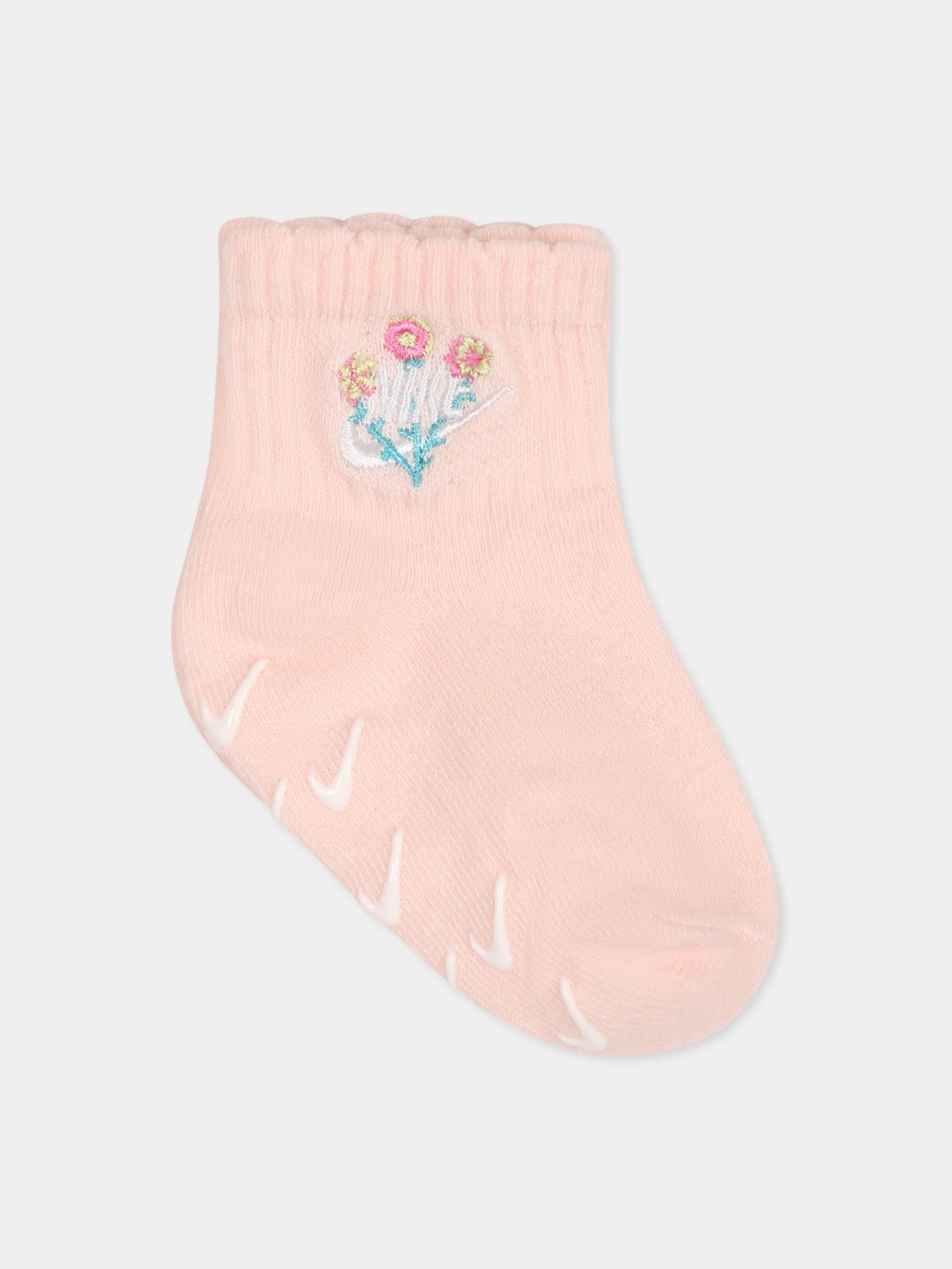 Set calze multicolor per neonata con logo,Nike,NN1175 782