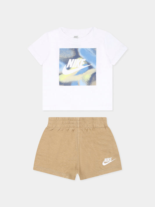 Completo multicolor per neonato con logo,Nike,66M676 X3E