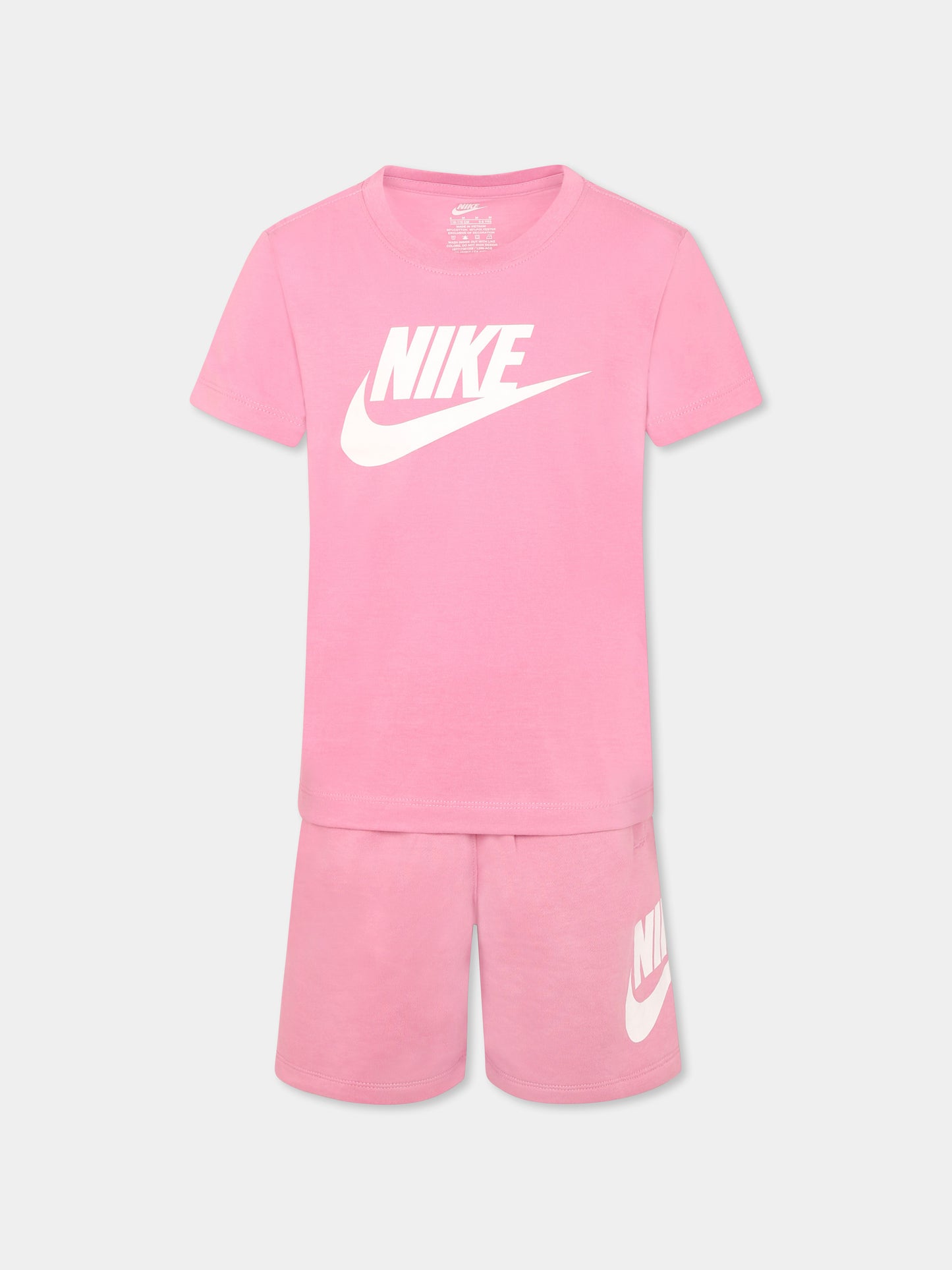Completo rosa per bambina con logo,Nike,36L596 ACG