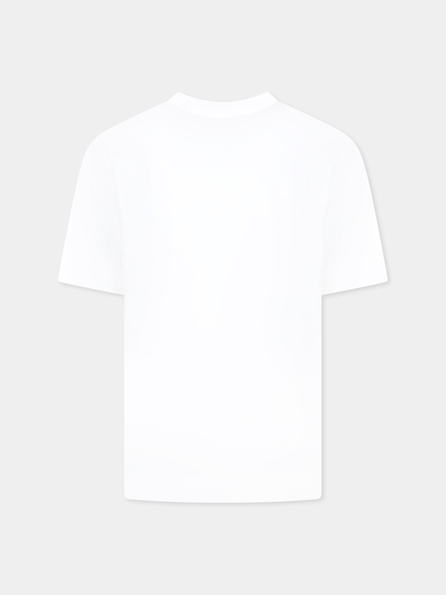 White t-shirt for kids with logo