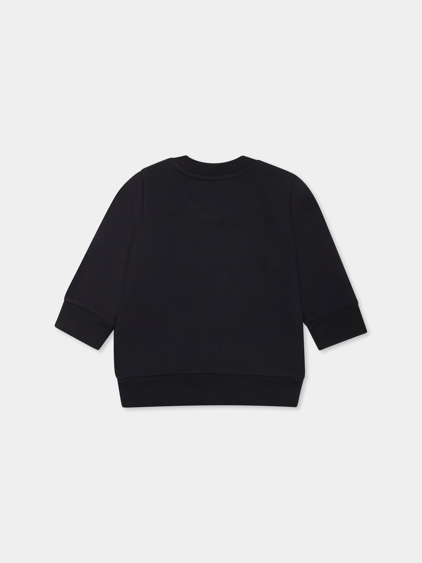 Felpa blu per neonati con logo bianco,Marni Kids,M01437 M00V0 MS319B 0M803