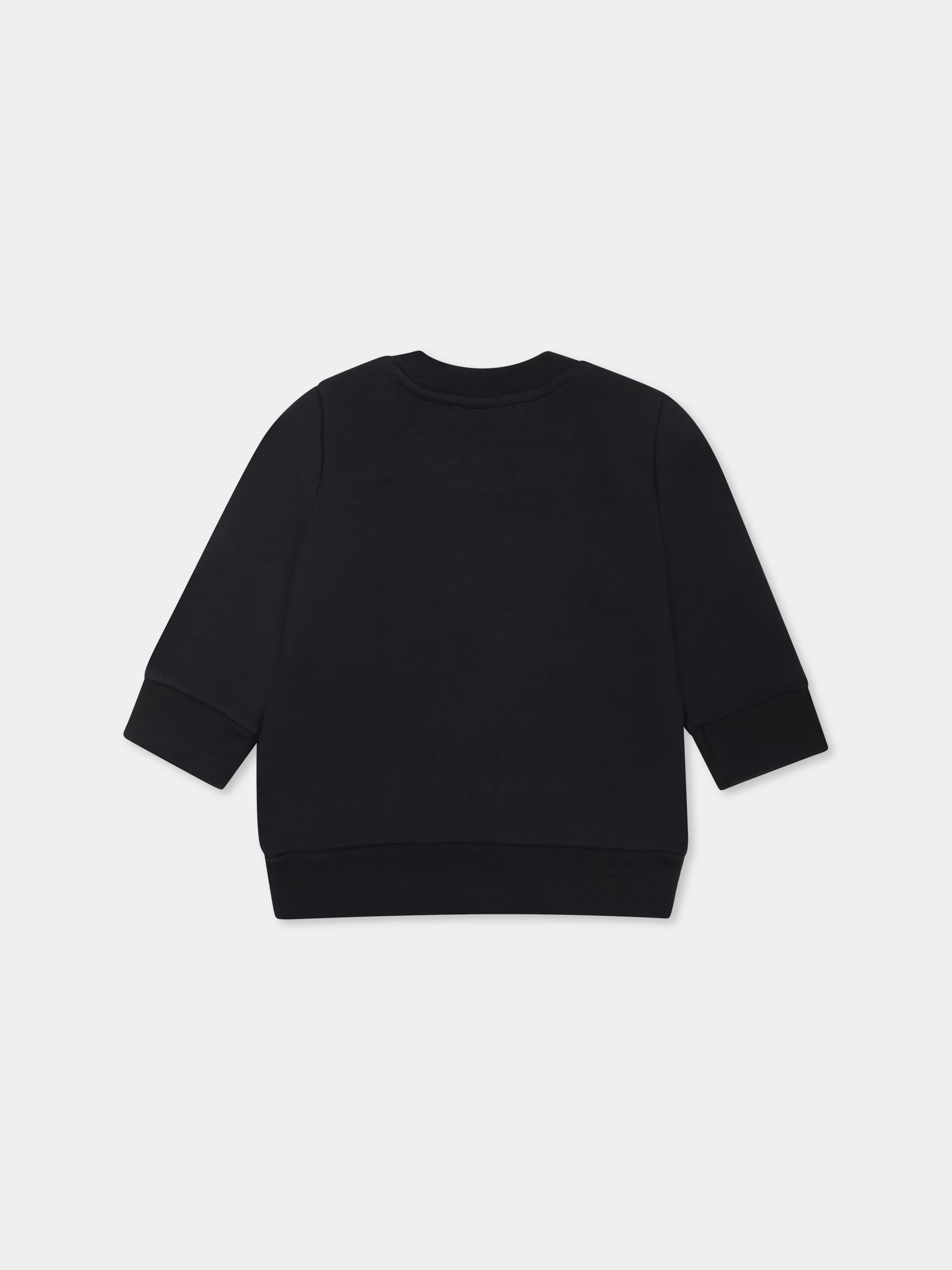 Felpa blu per neonati con logo bianco,Marni Kids,M01437 M00V0 MS319B 0M803