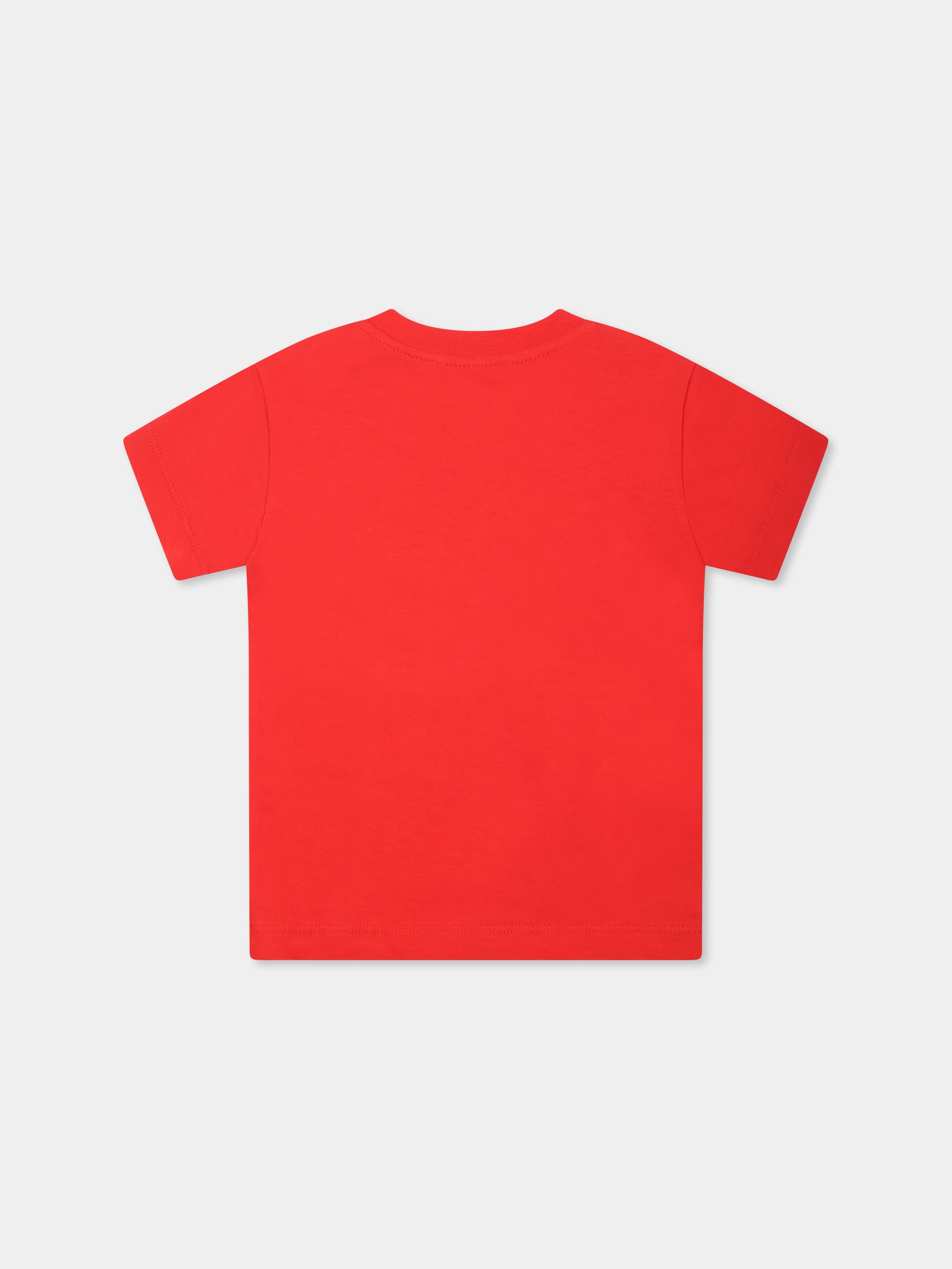 T-shirt rossa per neonati con logo,Marni Kids,M01438 M00RF MT276B 0M416