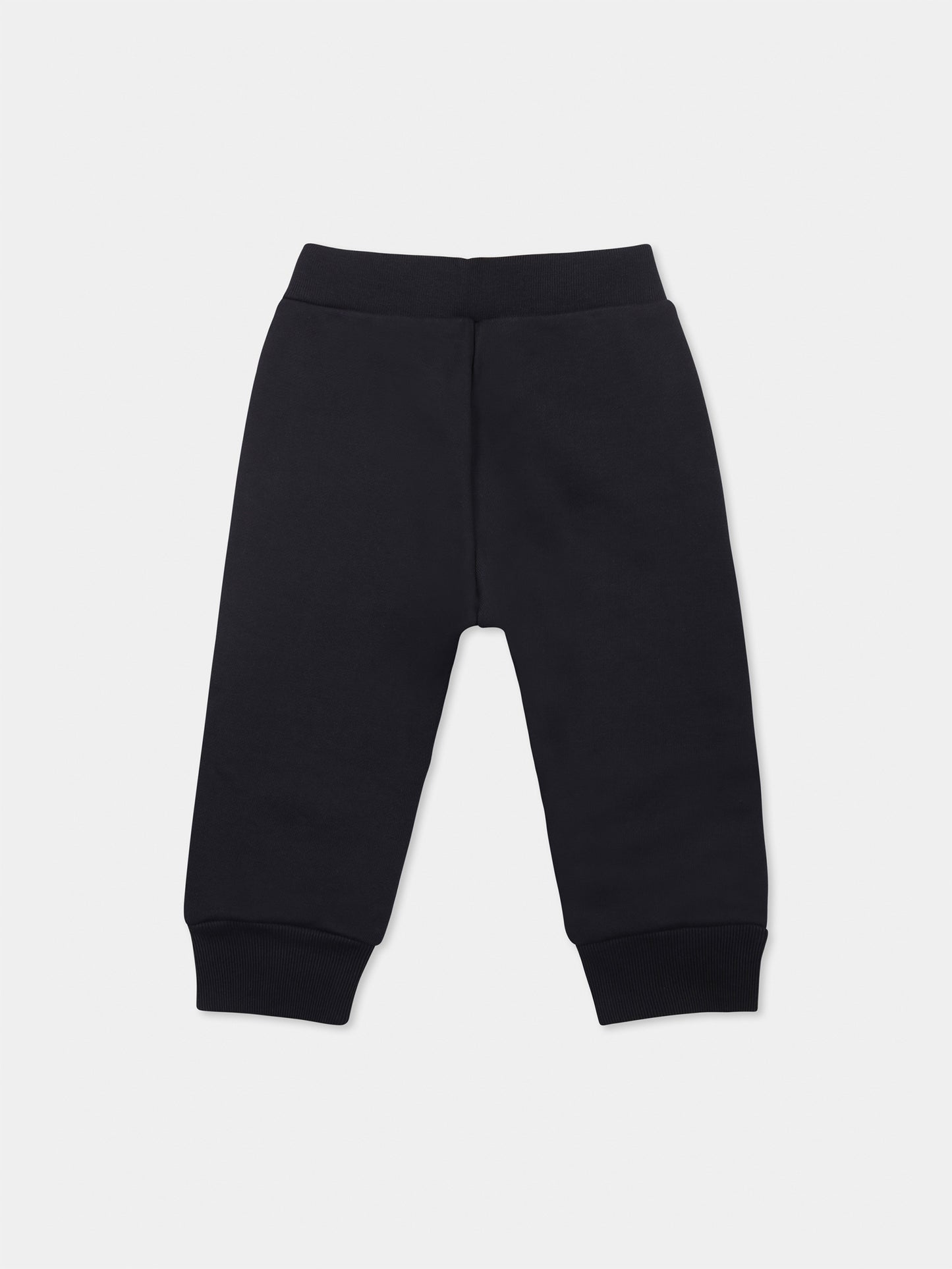 Blue trousers for babykids with logo