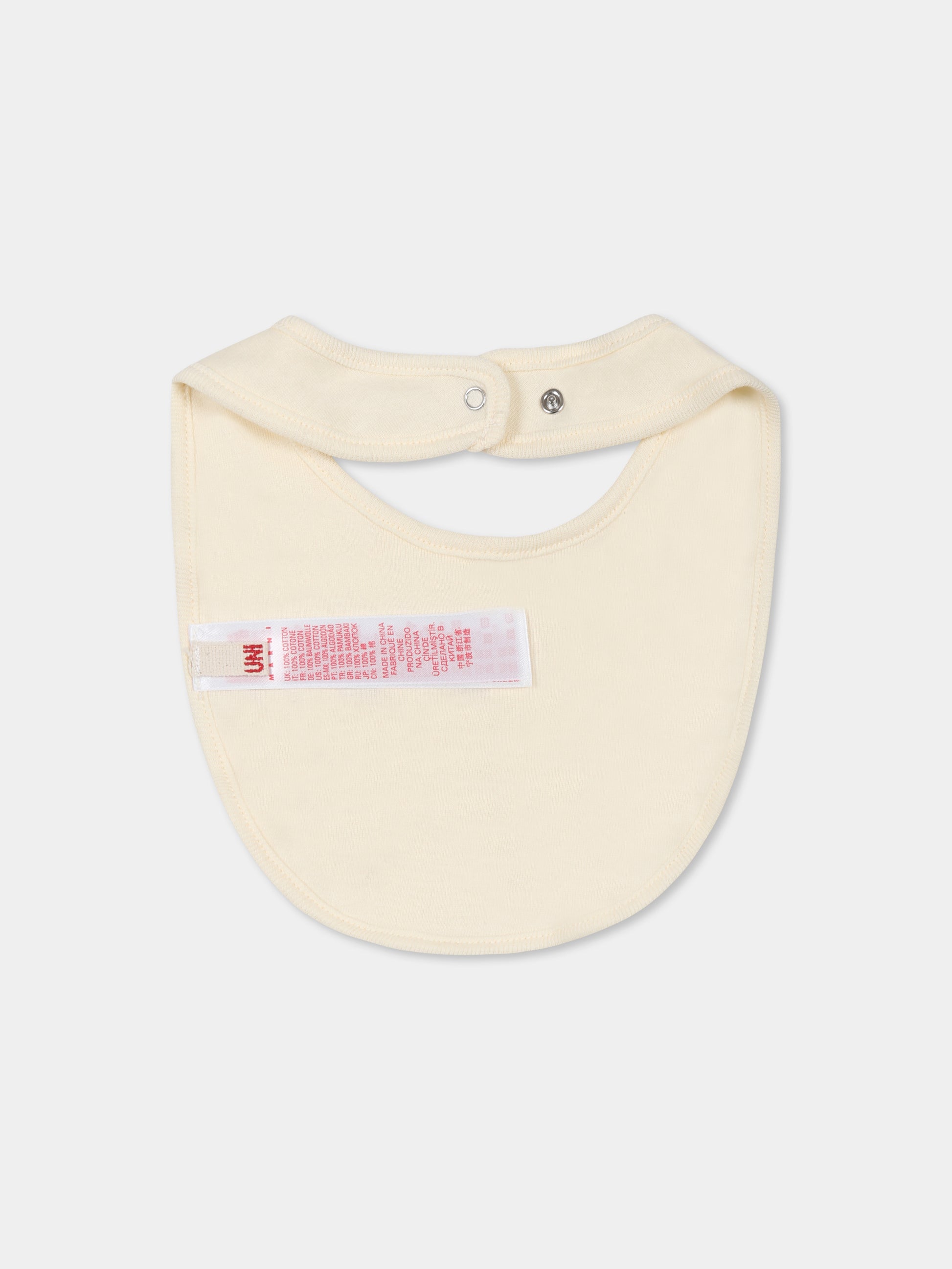 Set tutina avorio per neonati con logo,Marni Kids,M01441 M00UL MX038 0M221