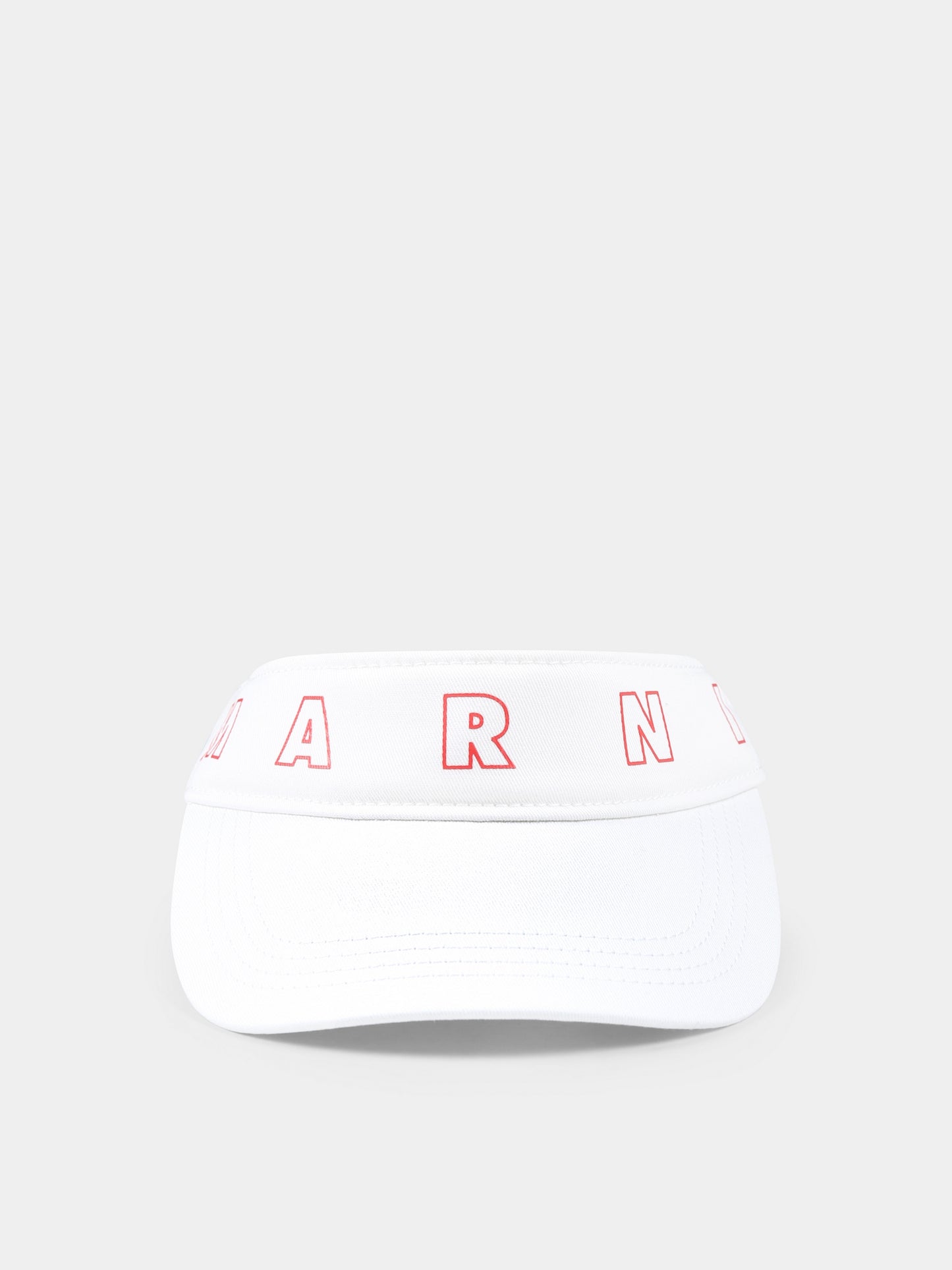 White hat for kids with logo