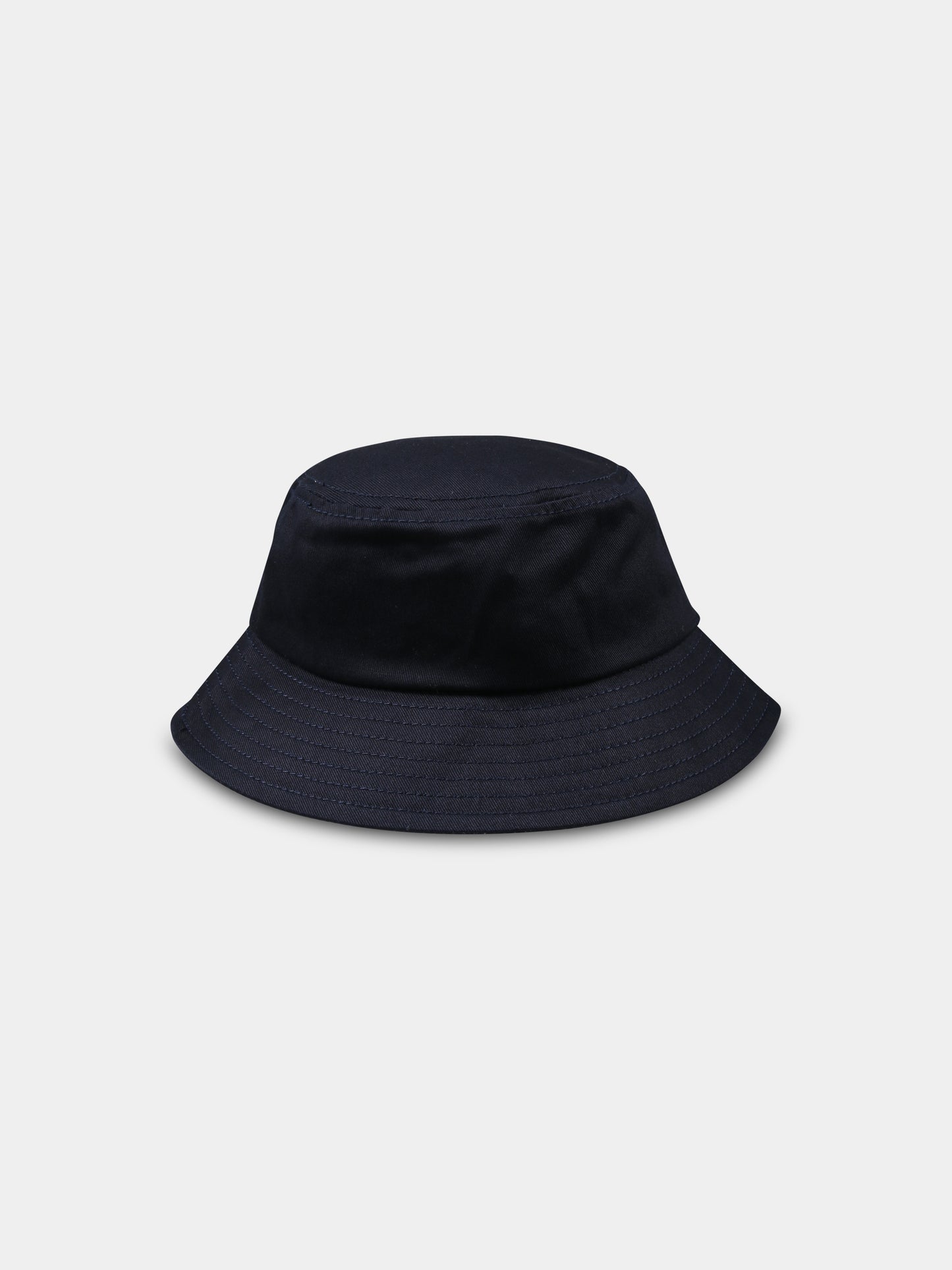 Blue cloche for kids with logo