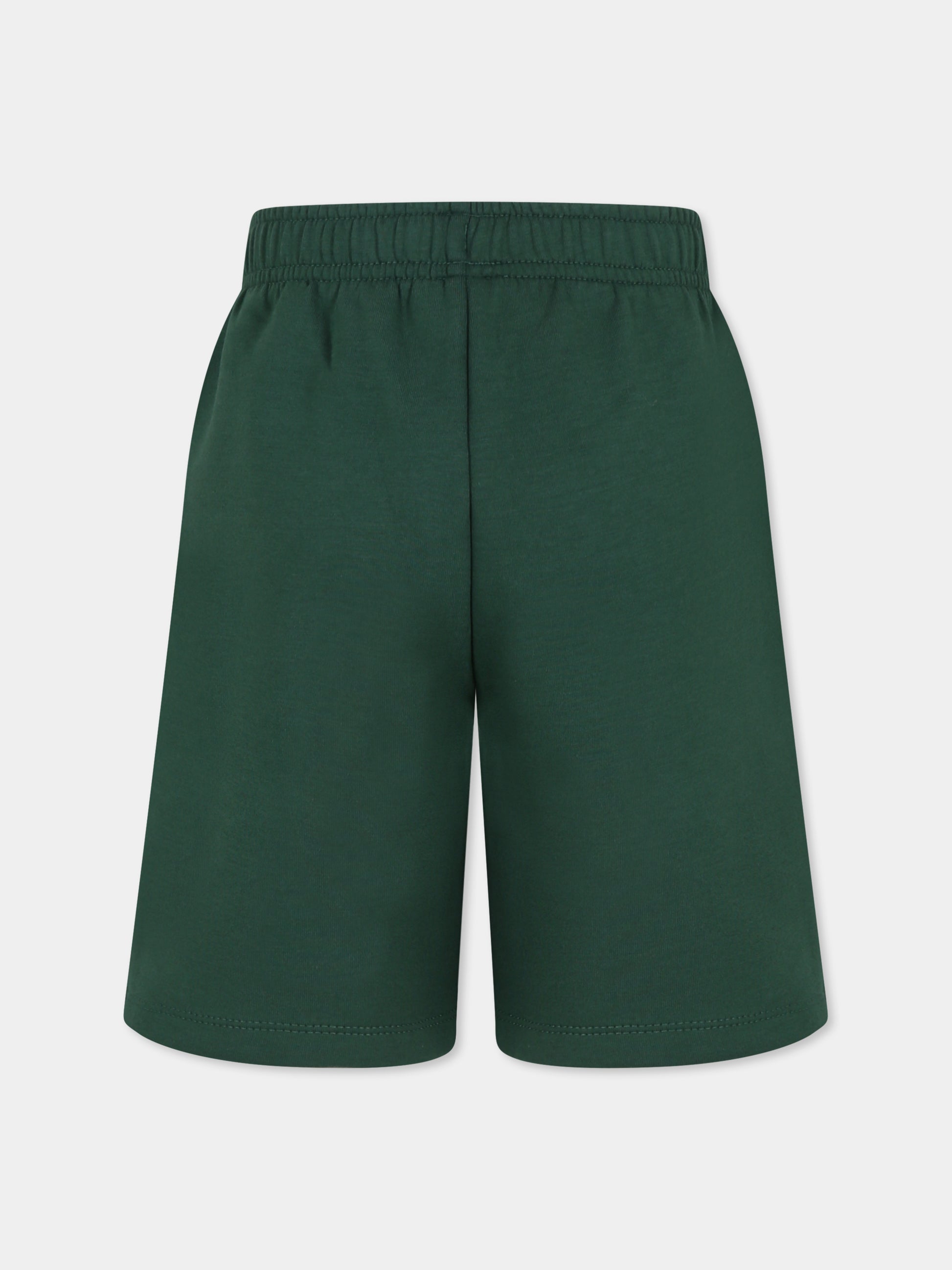 Shorts verdi per bambino con coccodrillo,Lacoste,GJ7340 132