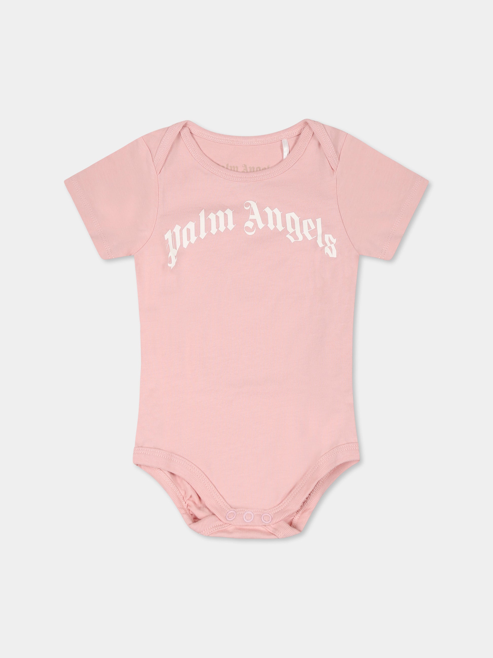 Set body multicolor per neonata con logo,Palm Angels,PG2X015S25JER0013103