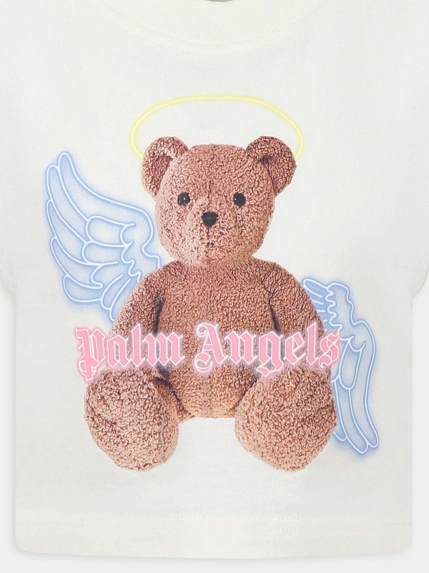 Ivory tank top with Bear print